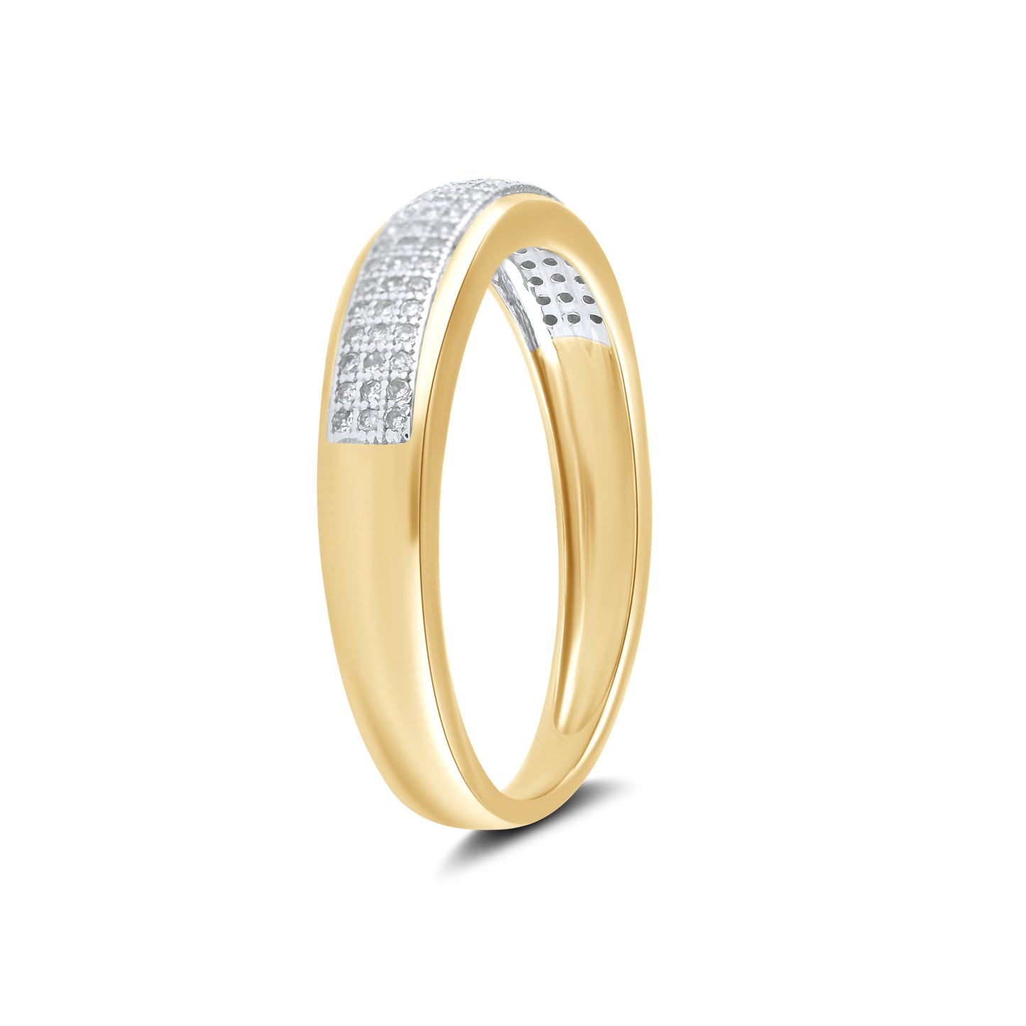 10kt Yellow Gold 0.25ctw Men’s Diamond Ring