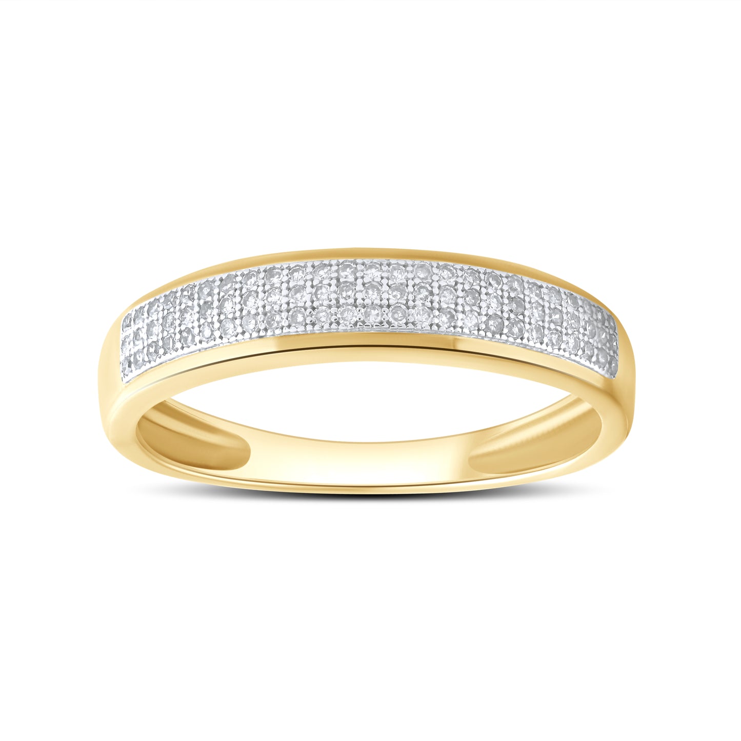 10kt Yellow Gold 0.25ctw Men’s Diamond Ring