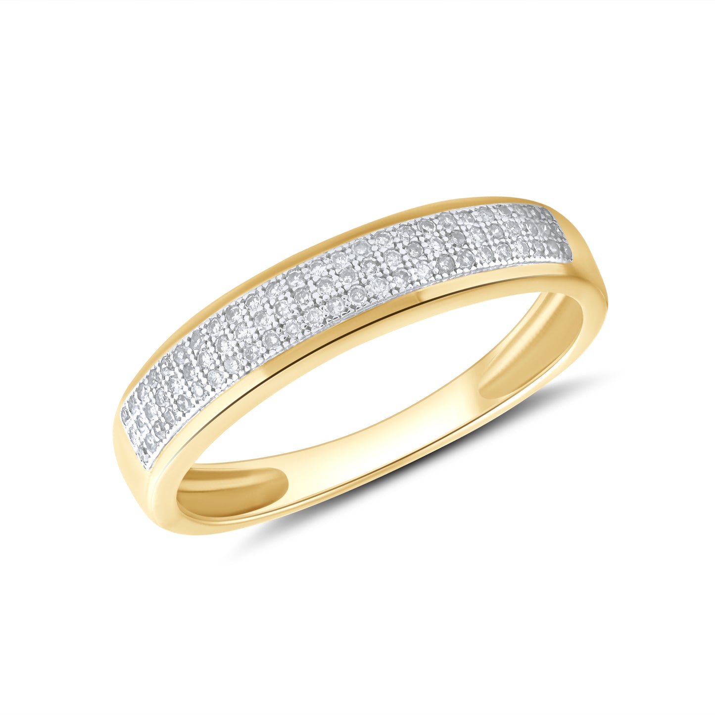 10kt Yellow Gold 0.25ctw Men’s Diamond Ring