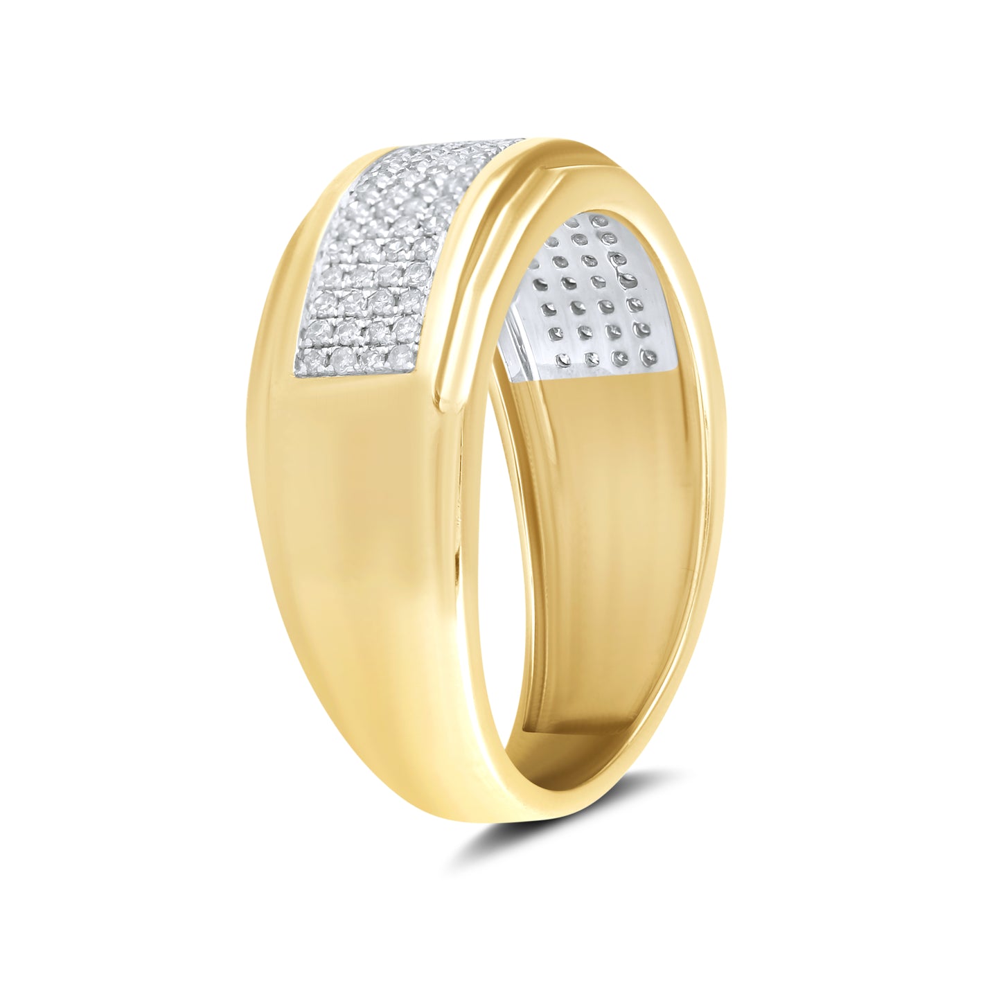10kt Yellow Gold 0.35 CTW Men’s Diamond Ring
