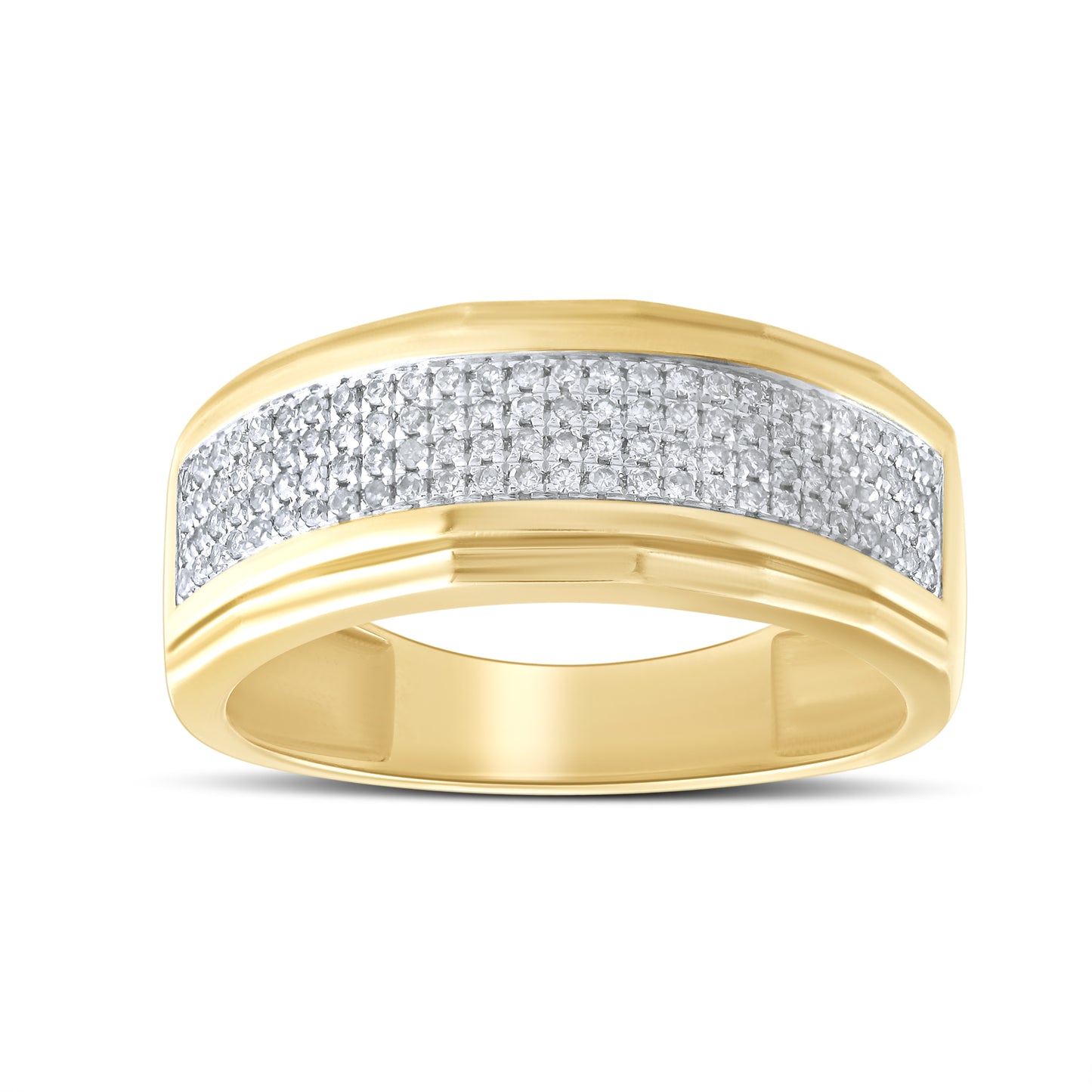 10kt Yellow Gold 0.35 CTW Men’s Diamond Ring