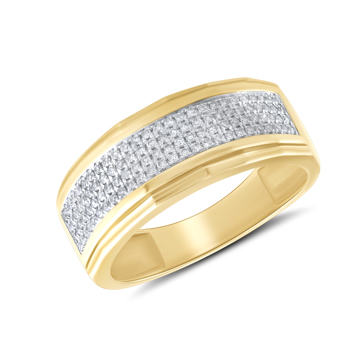 10kt Yellow Gold 0.35 CTW Men’s Diamond Ring