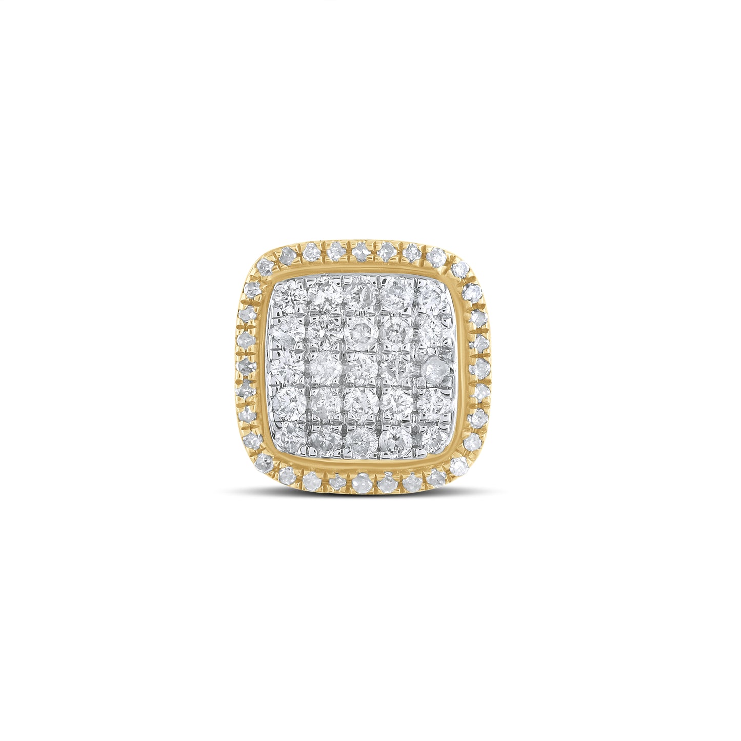 10kt Yellow Gold 0.78 CTW Natural Diamond Earrings