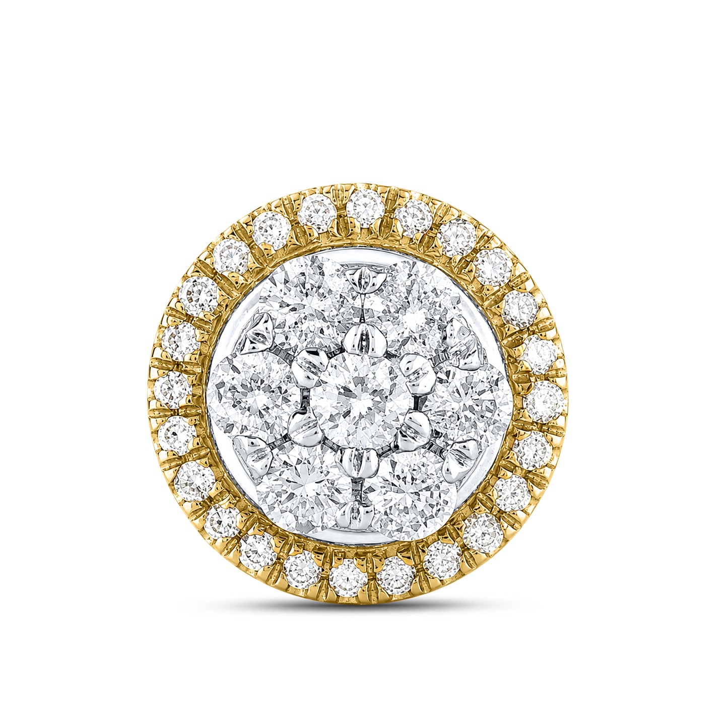 10kt Yellow Gold 0.69 CTW Natural Diamond Earrings