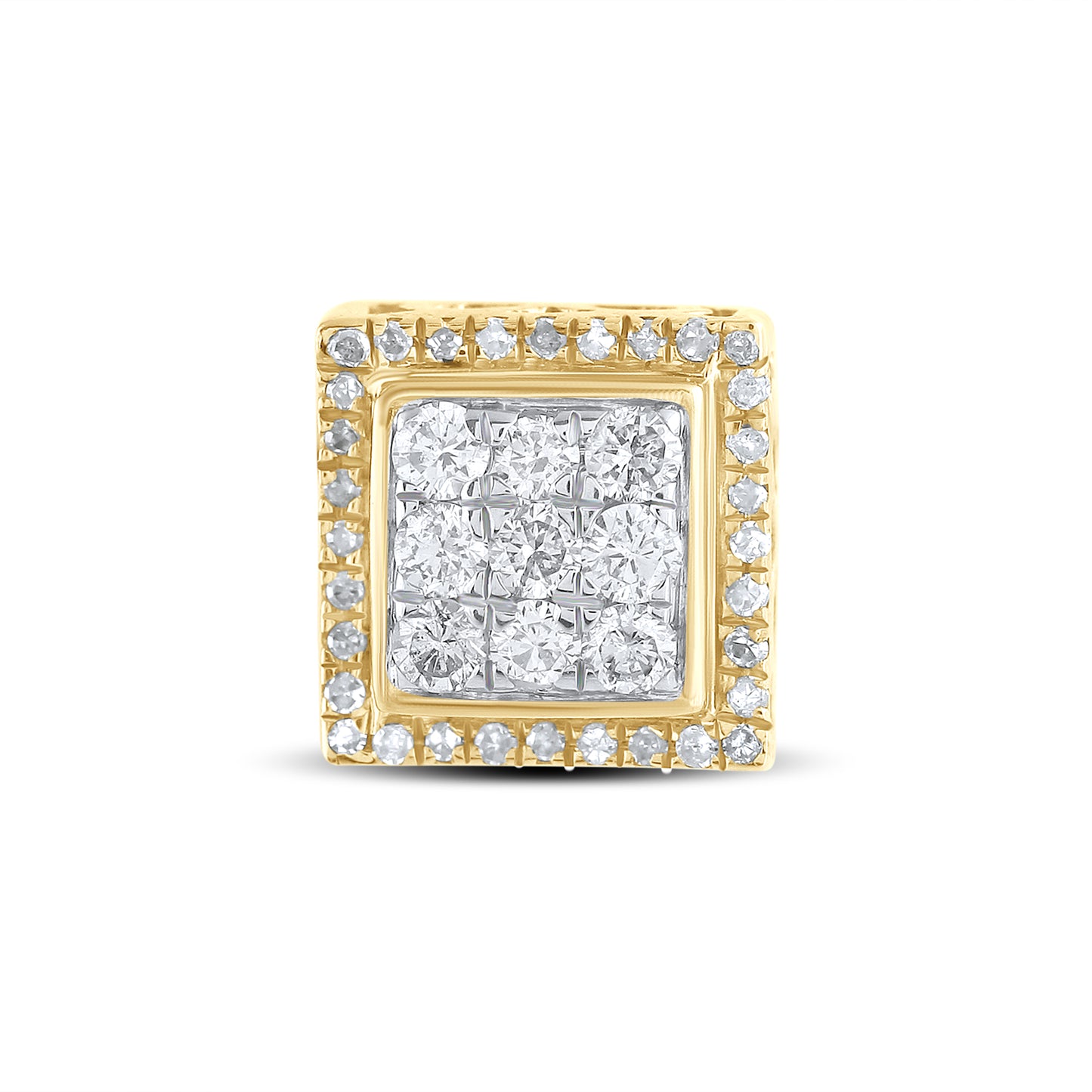 10kt Yellow Gold 0.77 CTW Natural Diamond Earrings