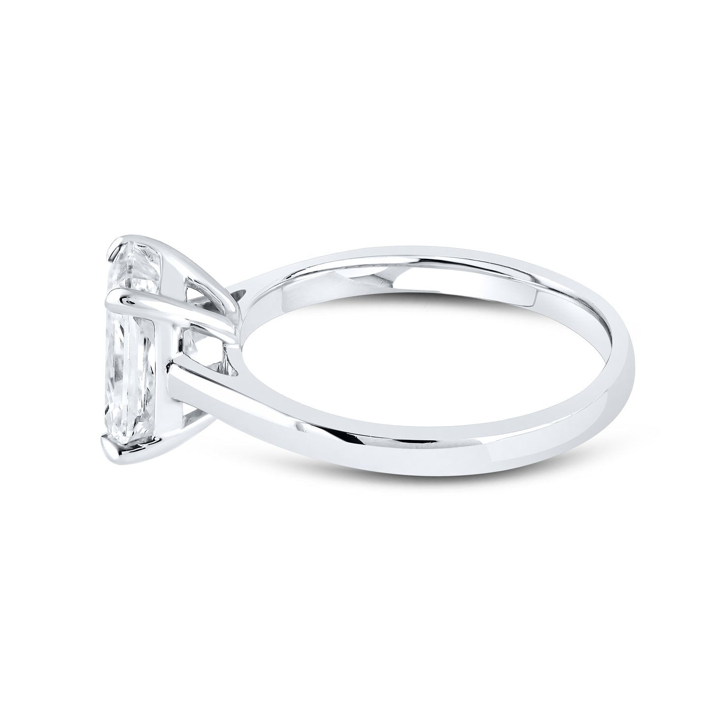 14kt White Gold 2.05 CTW Radiant Lab Diamond Ring
