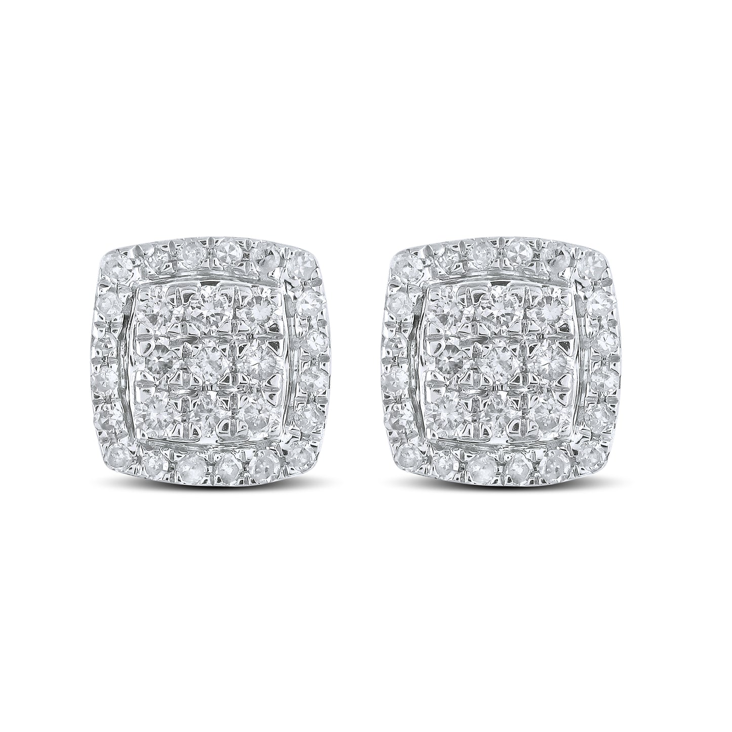 10kt Yellow Gold 0.52 CTW Natural Diamond Earrings