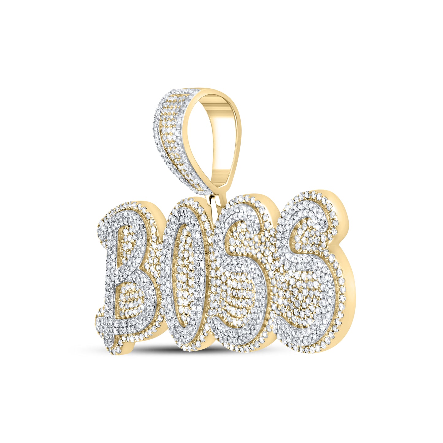 10kt Yellow Gold 4.08 CTW Diamond Charm