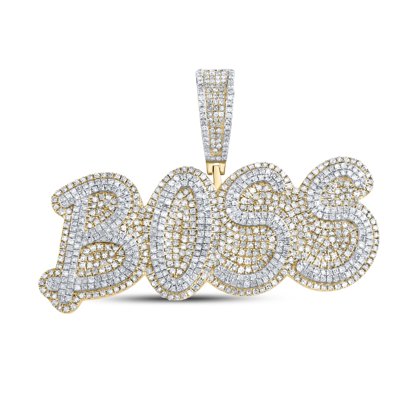 10kt Yellow Gold 4.08 CTW Diamond Charm