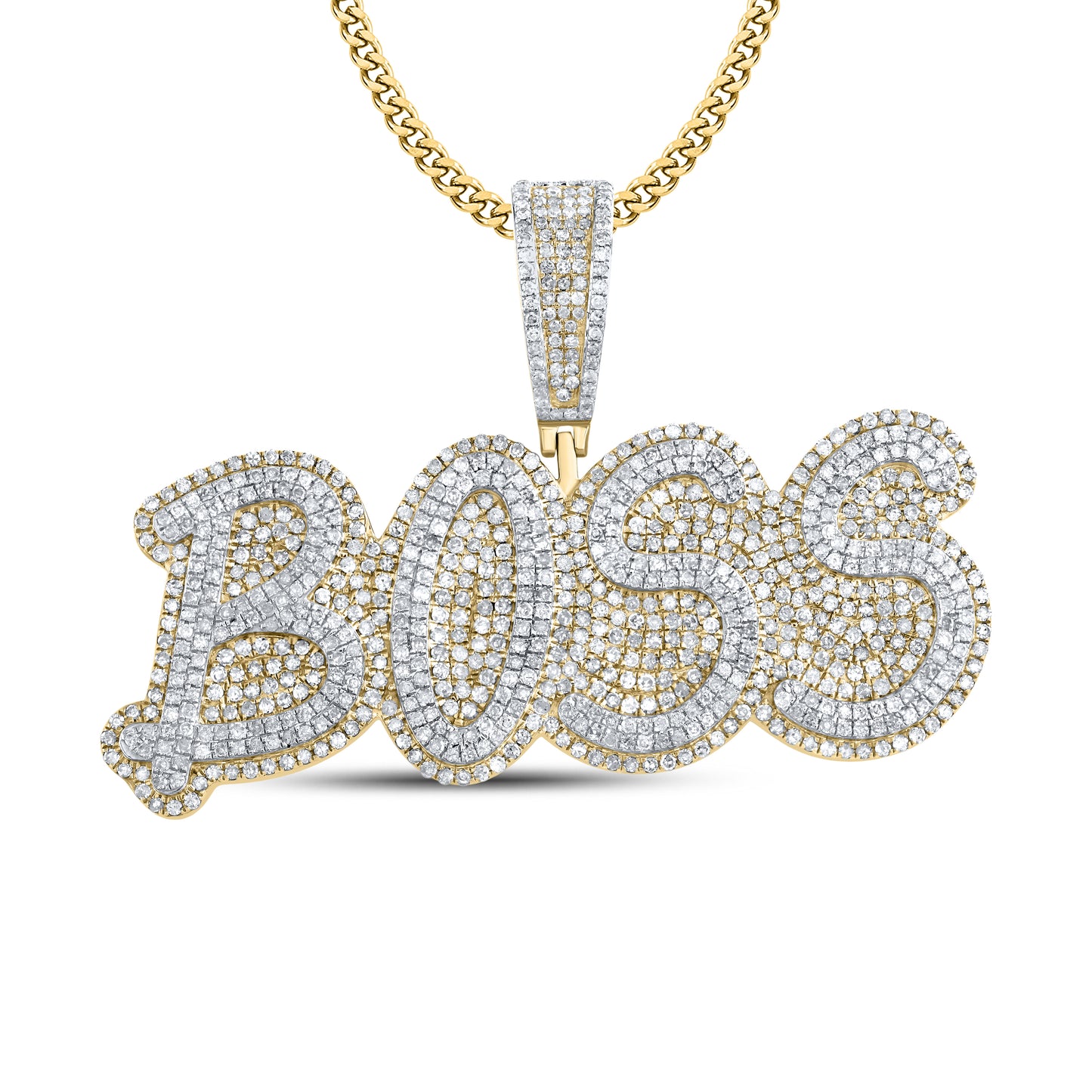 10kt Yellow Gold 4.08 CTW Diamond Charm