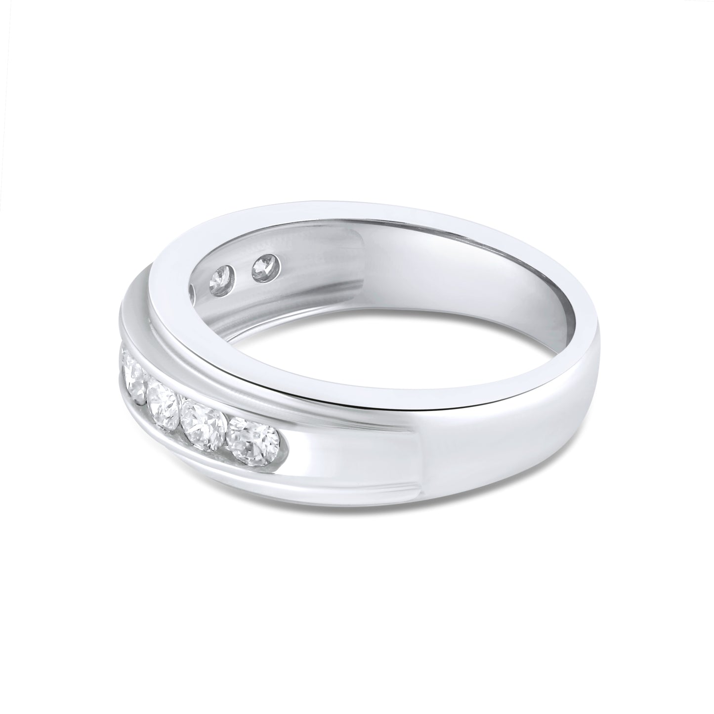14kt White Gold 1 CTW Men’s Diamond Ring