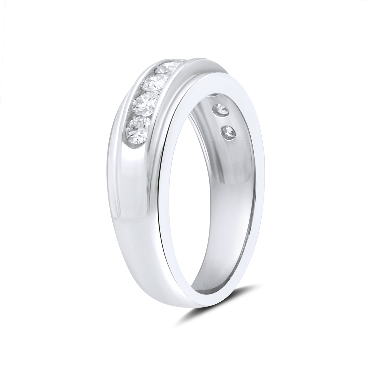 14kt White Gold 1 CTW Men’s Diamond Ring