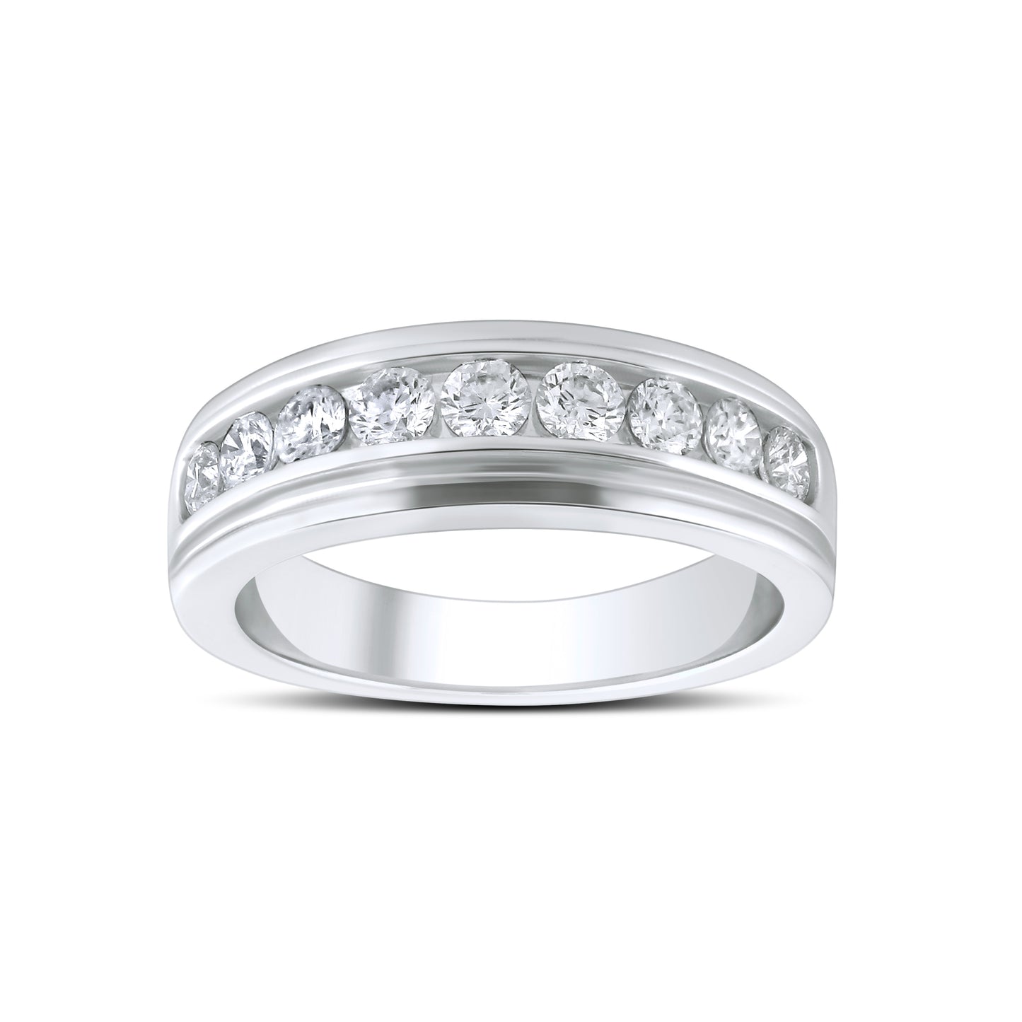 14kt White Gold 1 CTW Men’s Diamond Ring