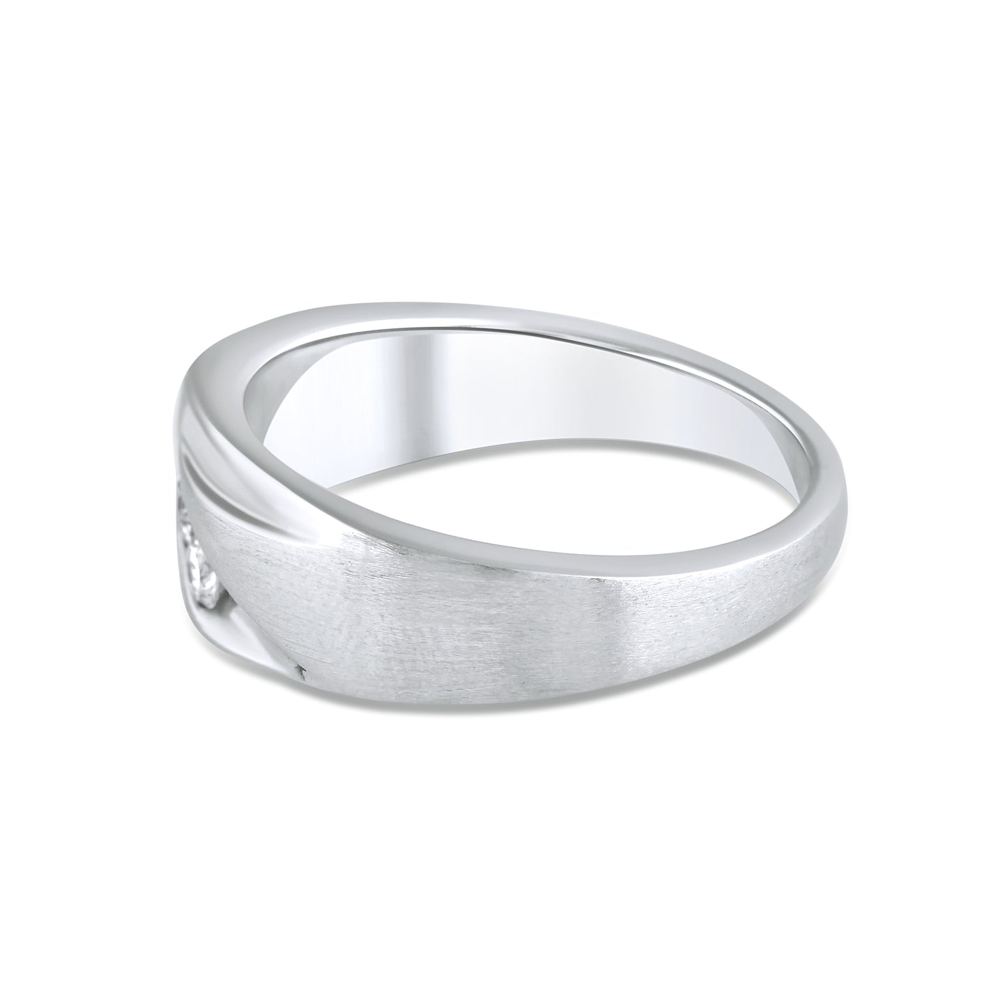 14kt White Gold 0.33 CTW Men’s Diamond Ring