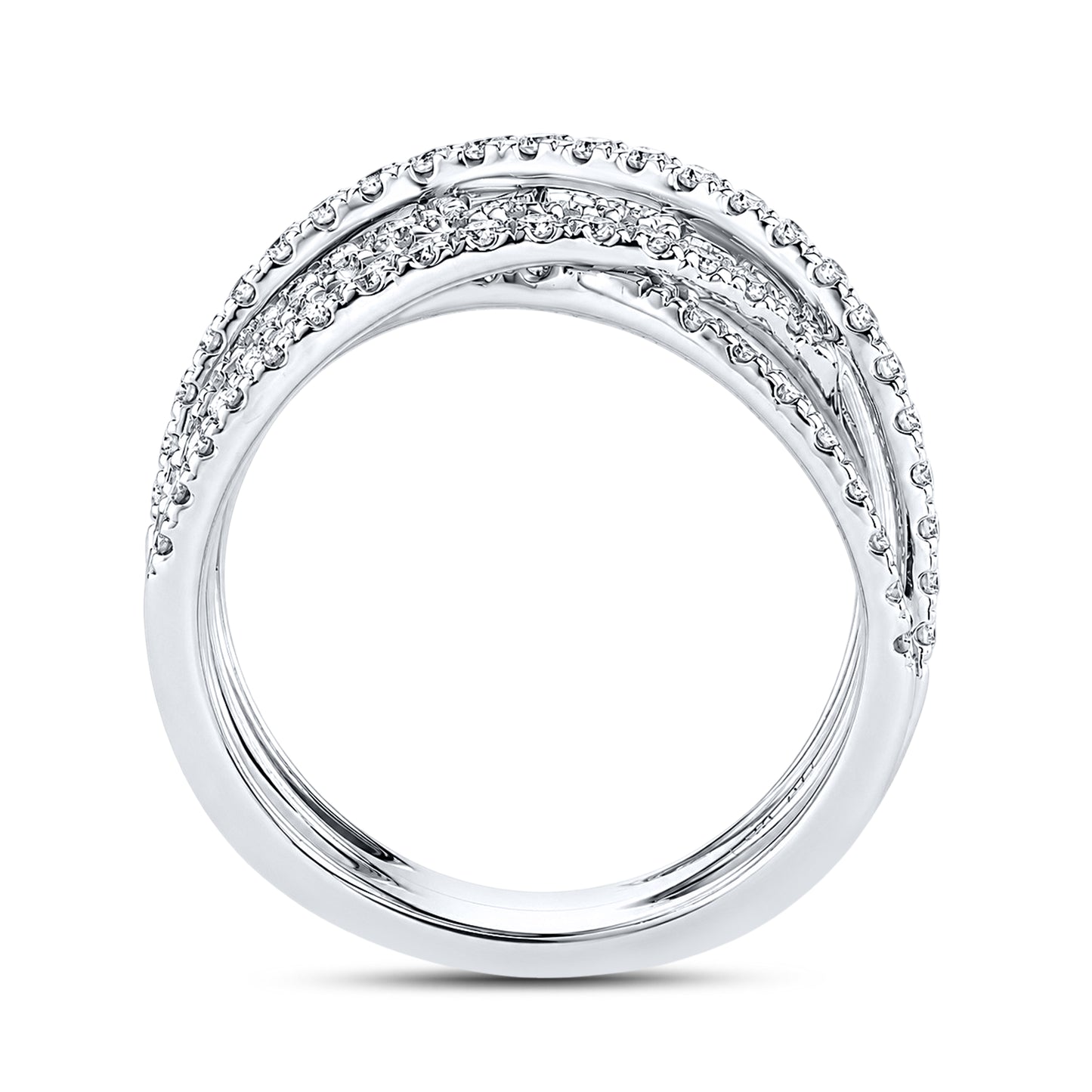 14kt white gold 1 CTW  Natural Diamond Ring