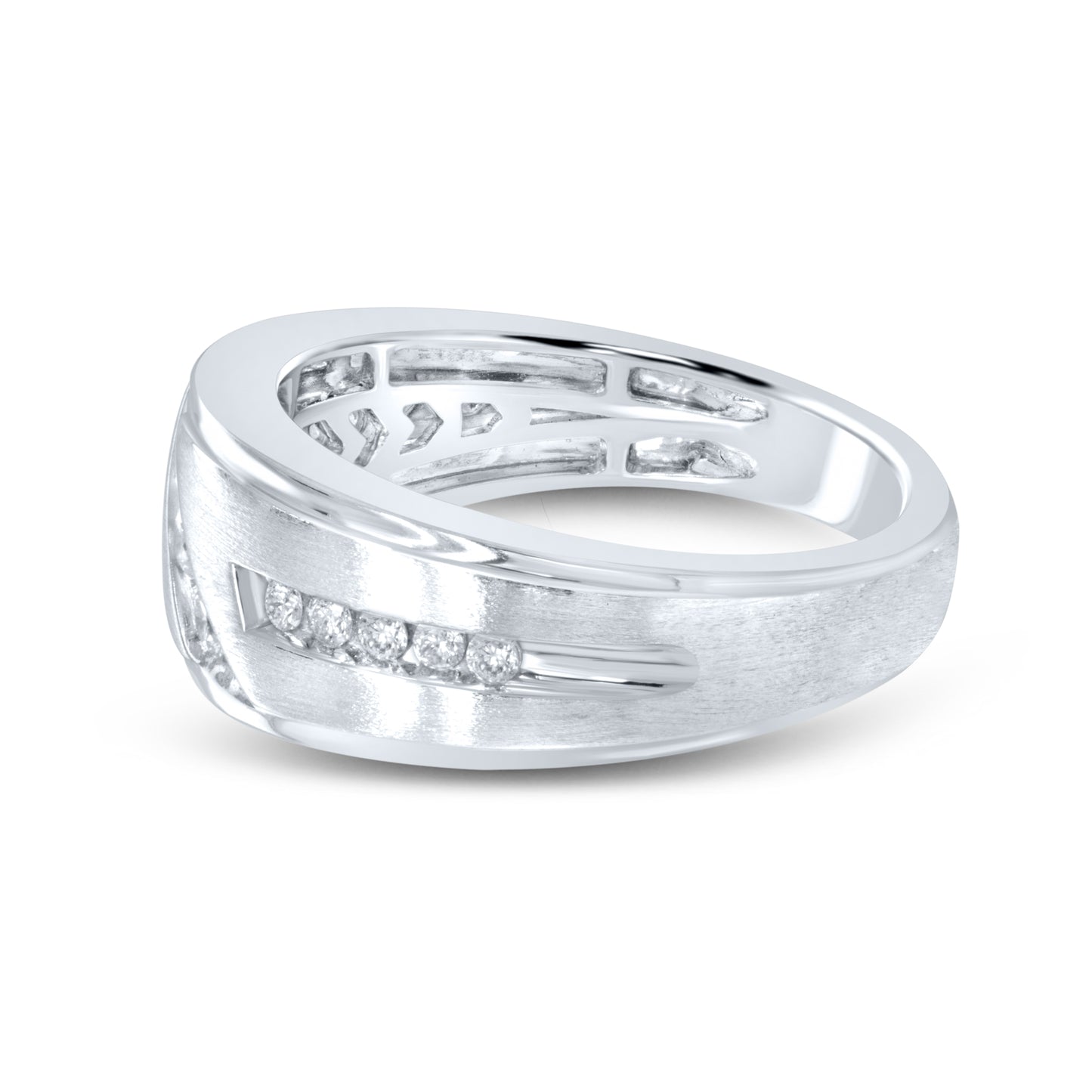 10kt White Gold 1/3 CTW Men’s Diamond Ring