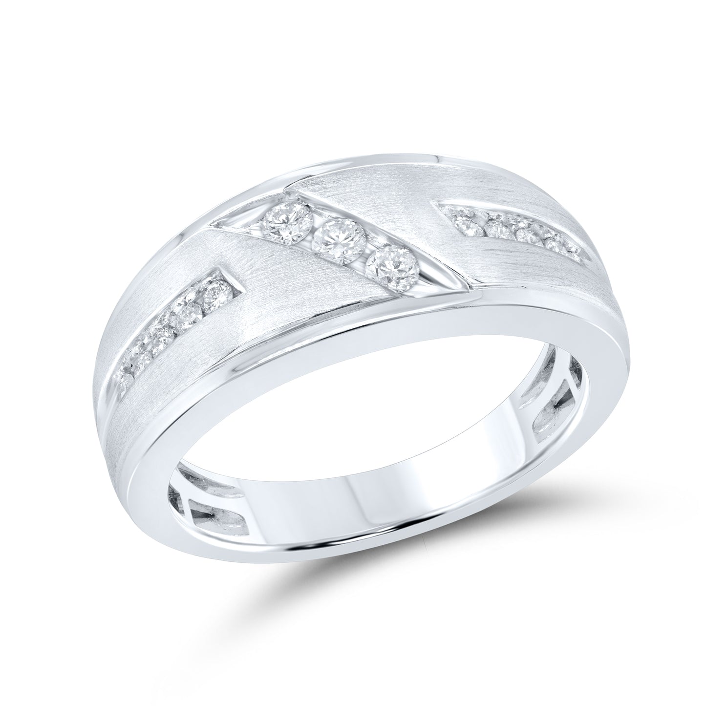 10kt White Gold 1/3 CTW Men’s Diamond Ring