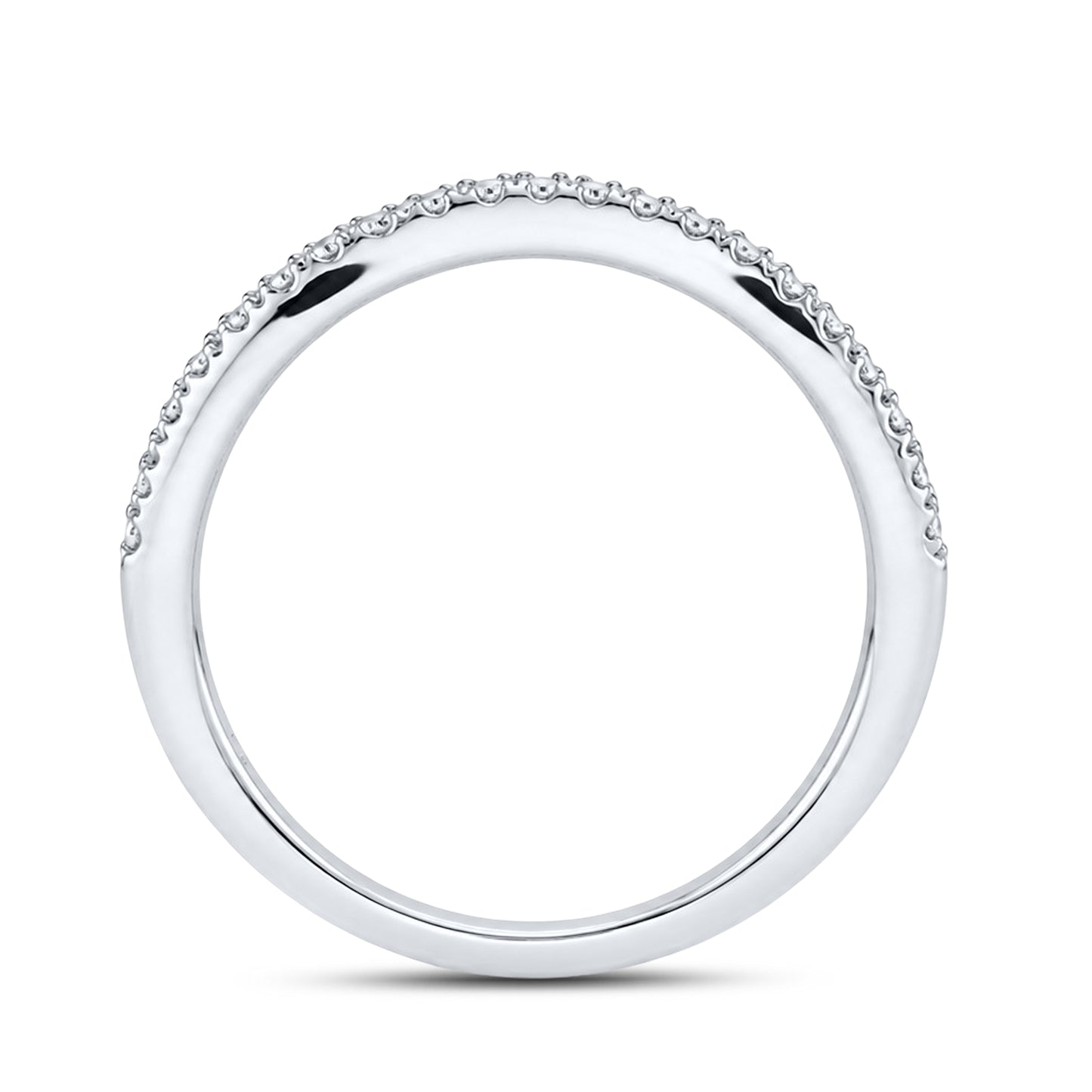 14kt White Gold 1 CTW Natural Diamond Bridal Ring