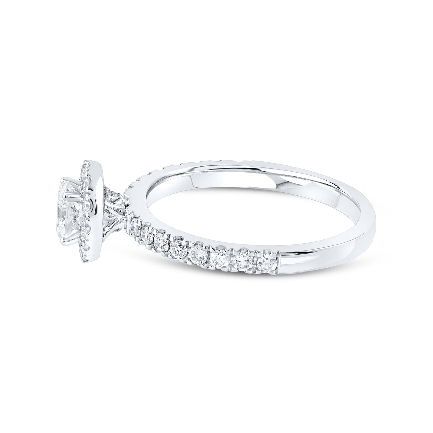 14kt White Gold 0.75 CTW Natural Diamond Ring