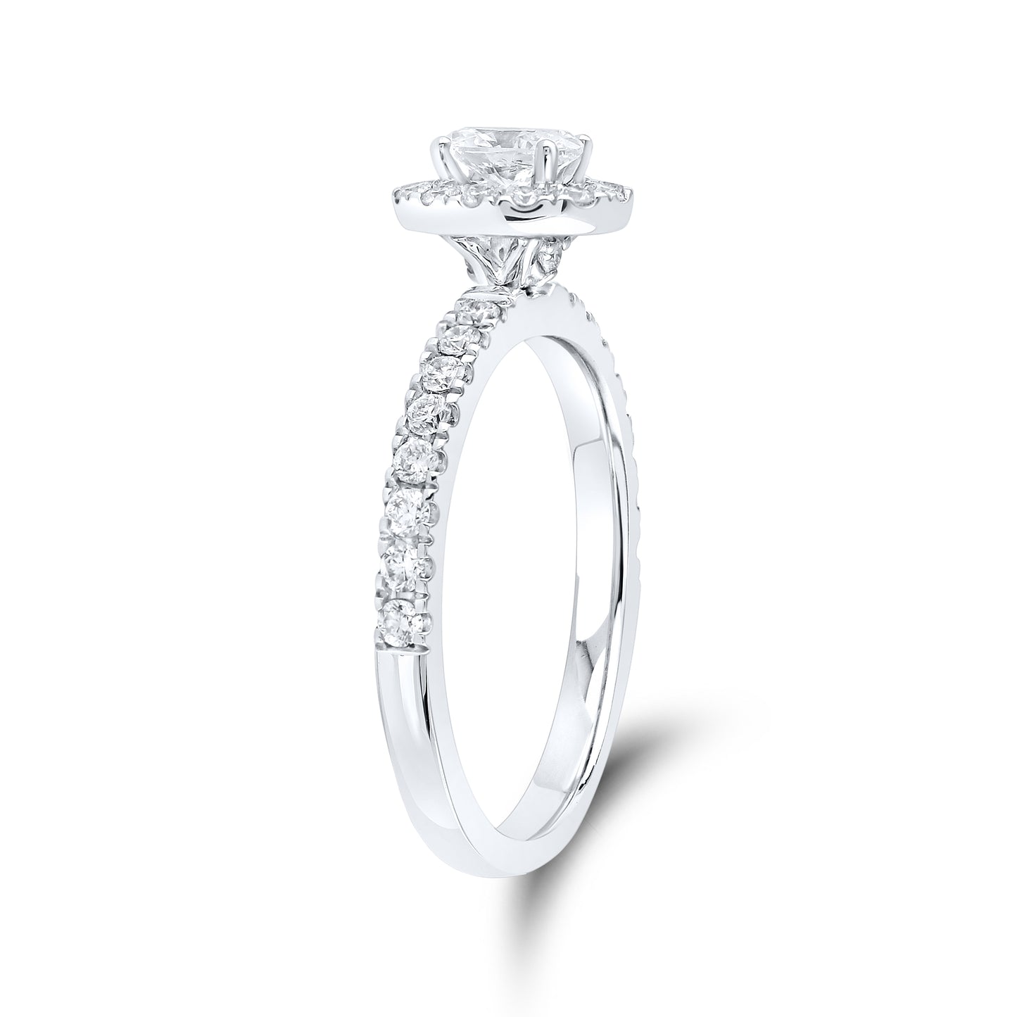 14kt White Gold 0.75 CTW Natural Diamond Ring