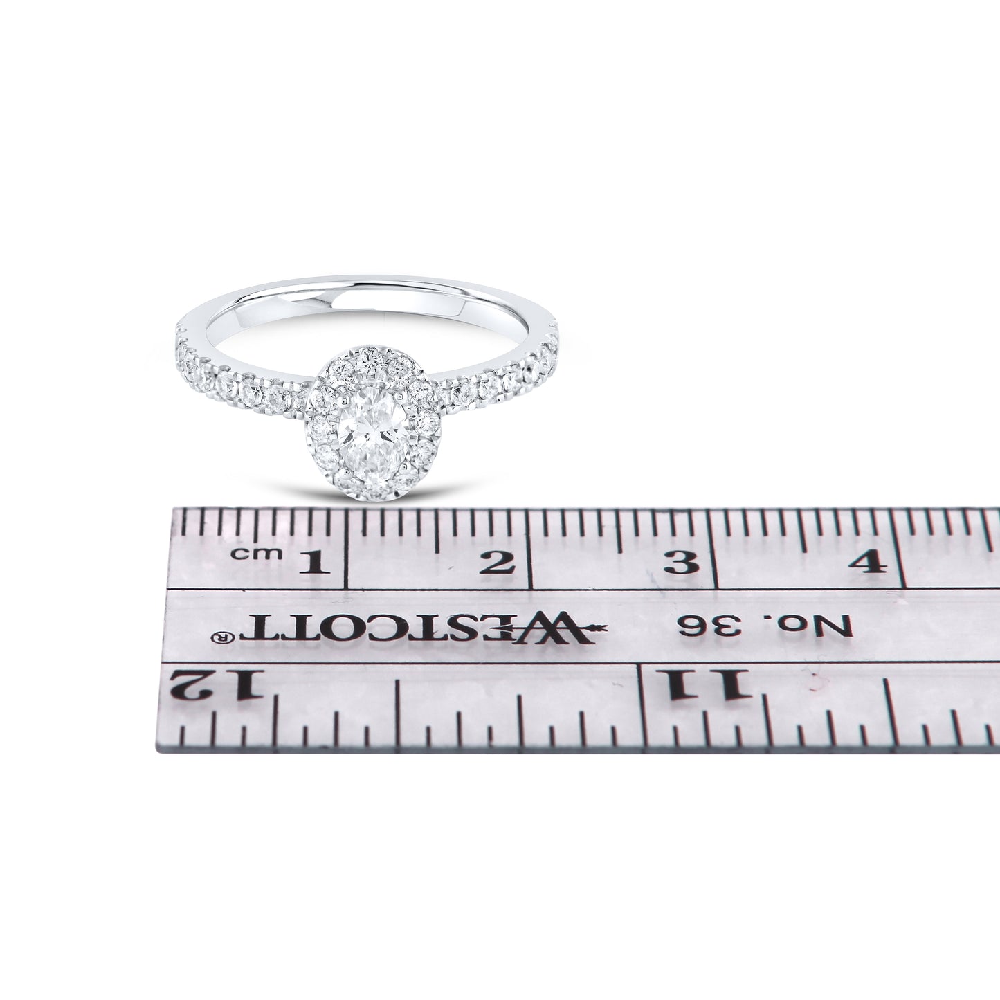 14kt White Gold 0.75 CTW Natural Diamond Ring