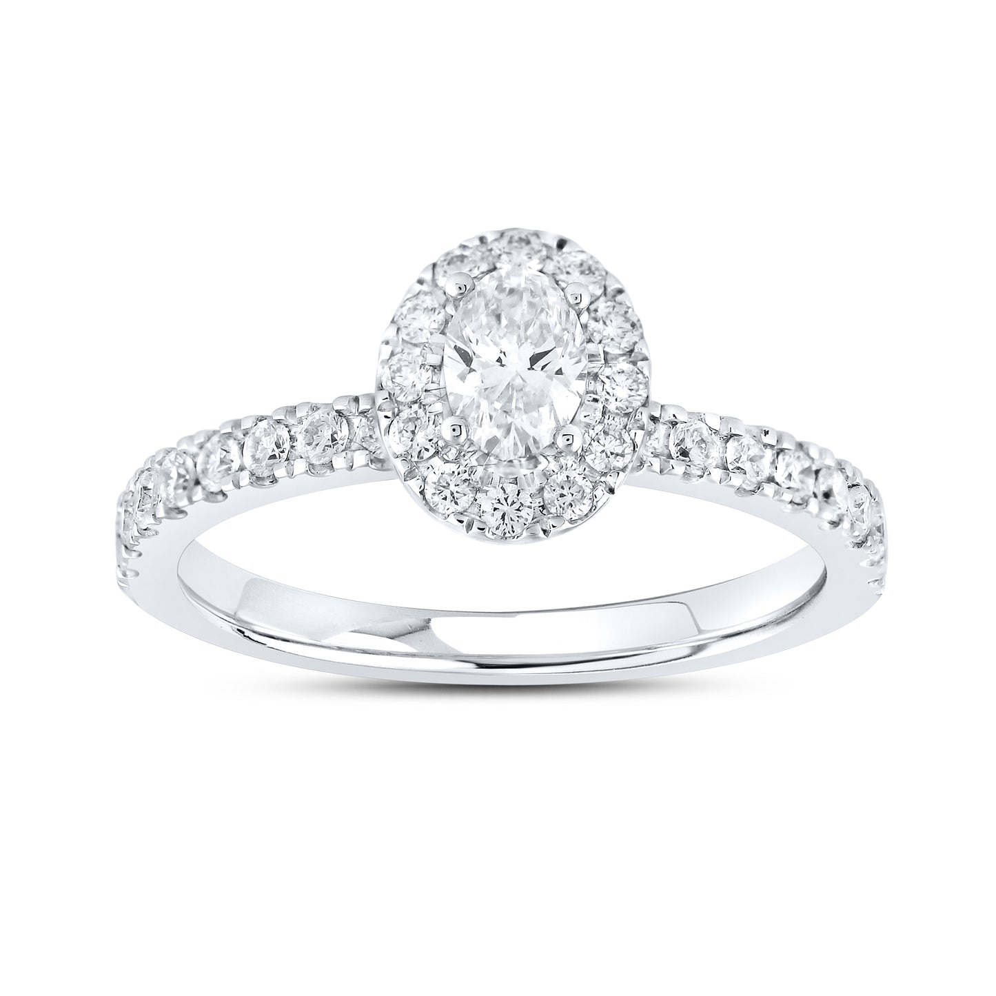 14kt White Gold 0.75 CTW Natural Diamond Ring
