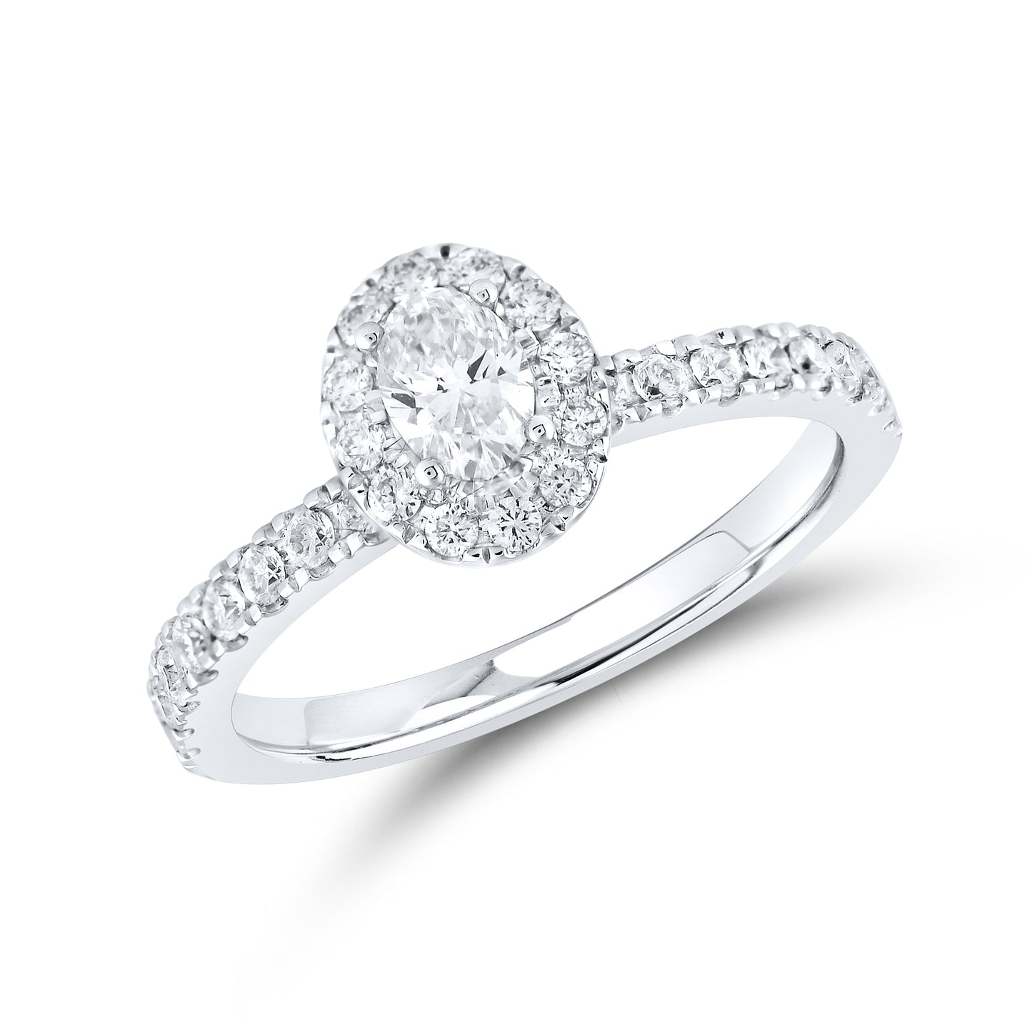 14kt White Gold 0.75 CTW Natural Diamond Ring