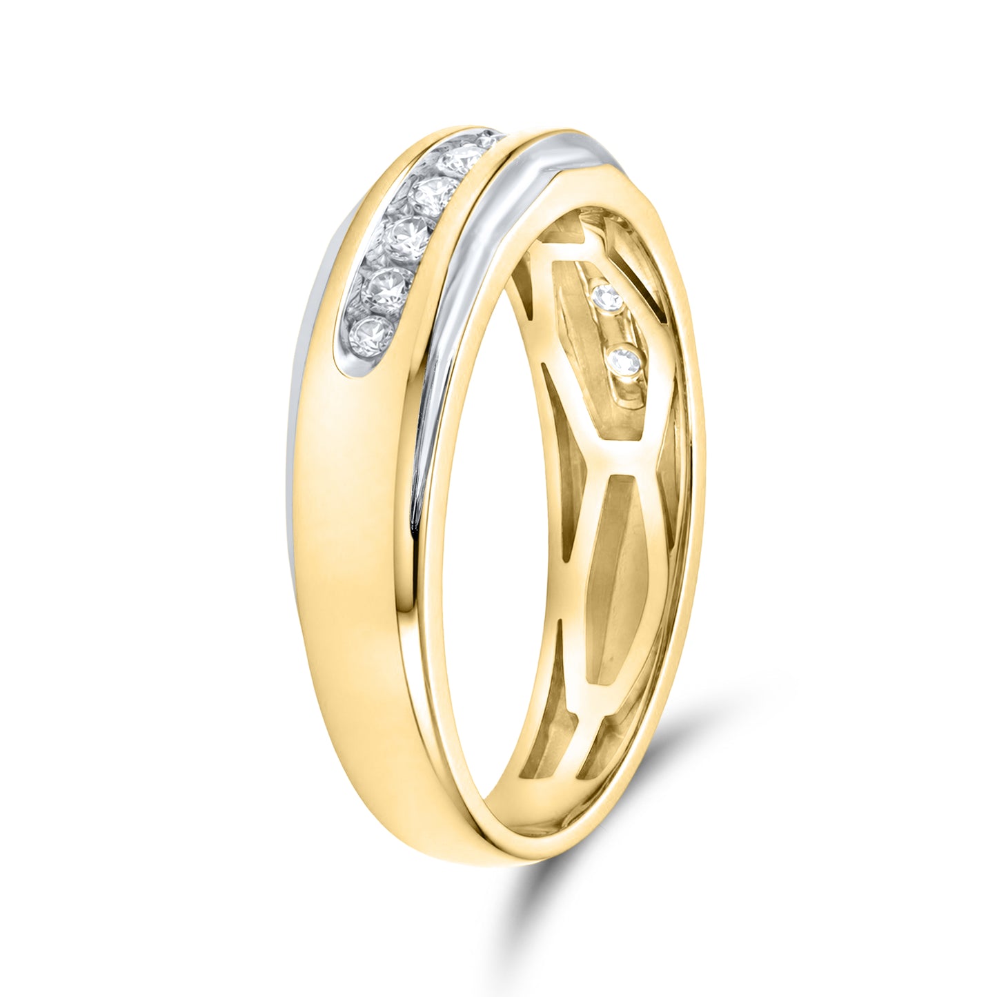 10kt White Gold 0.25 ctw Men’s Diamond Ring