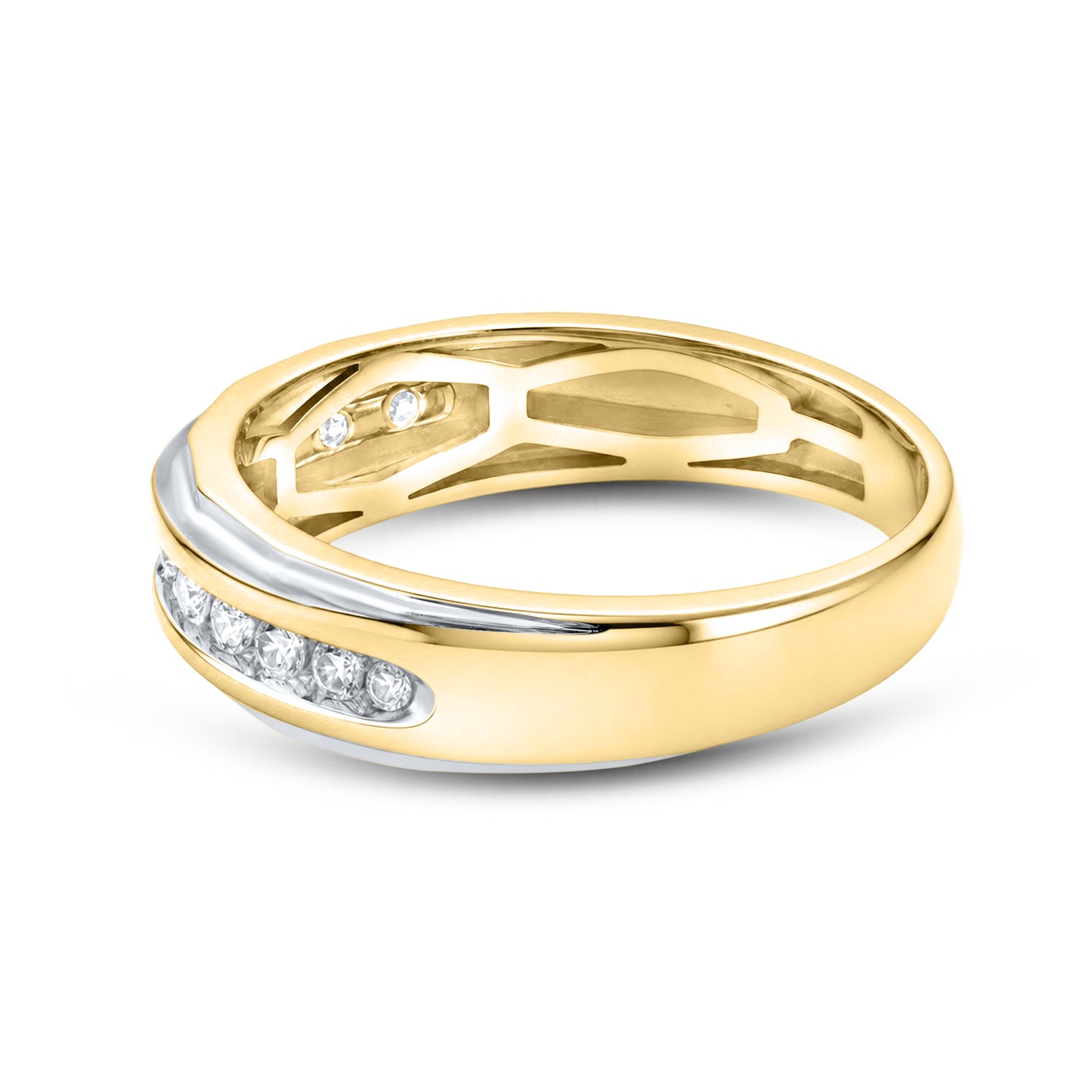 10kt White Gold 0.25 ctw Men’s Diamond Ring