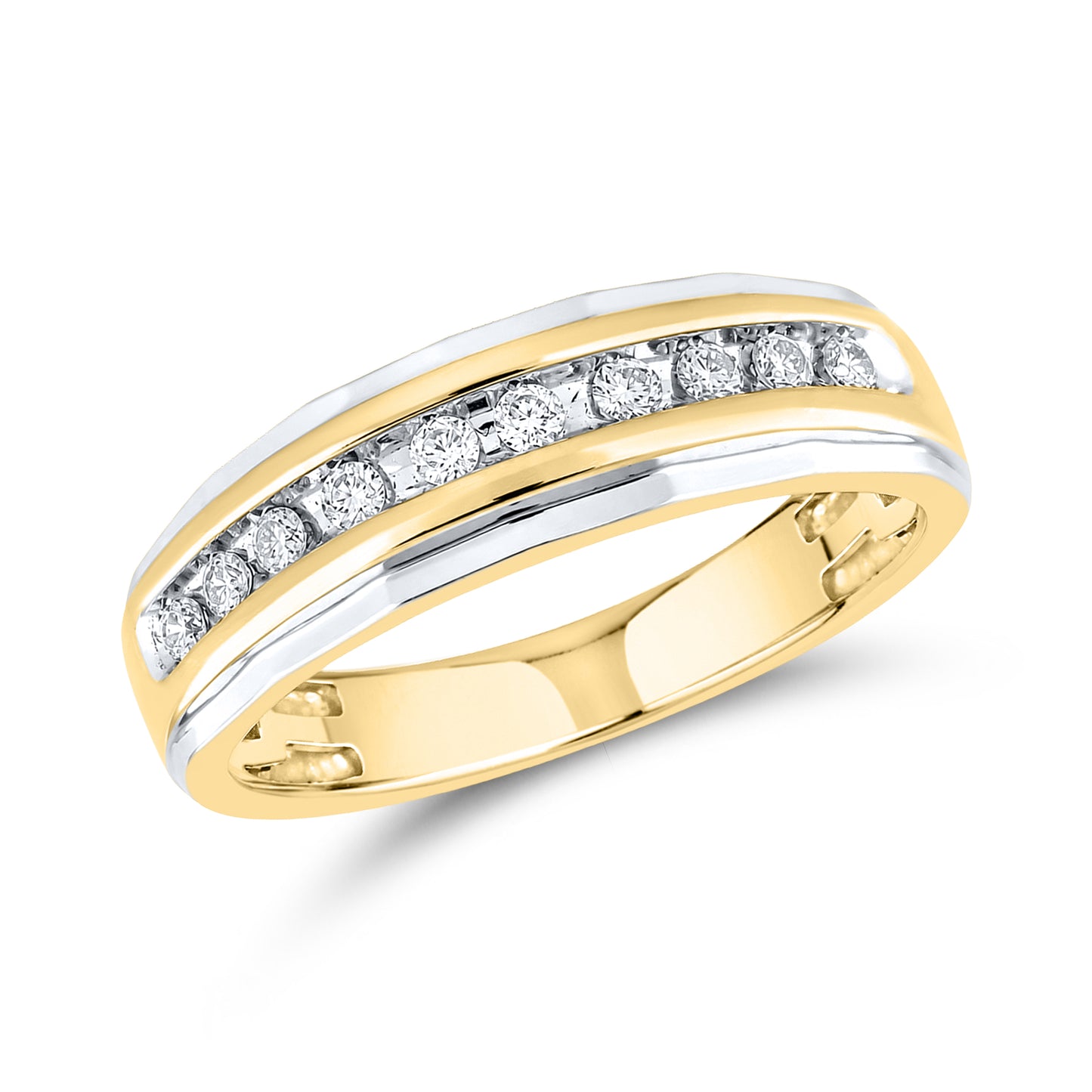 10kt White Gold 0.25 ctw Men’s Diamond Ring