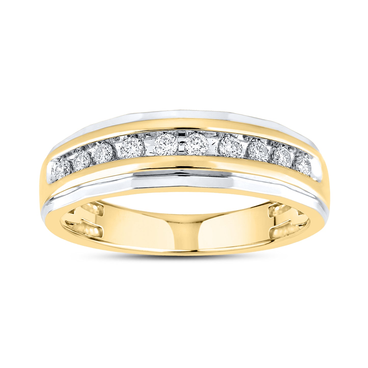 10kt White Gold 0.25 ctw Men’s Diamond Ring