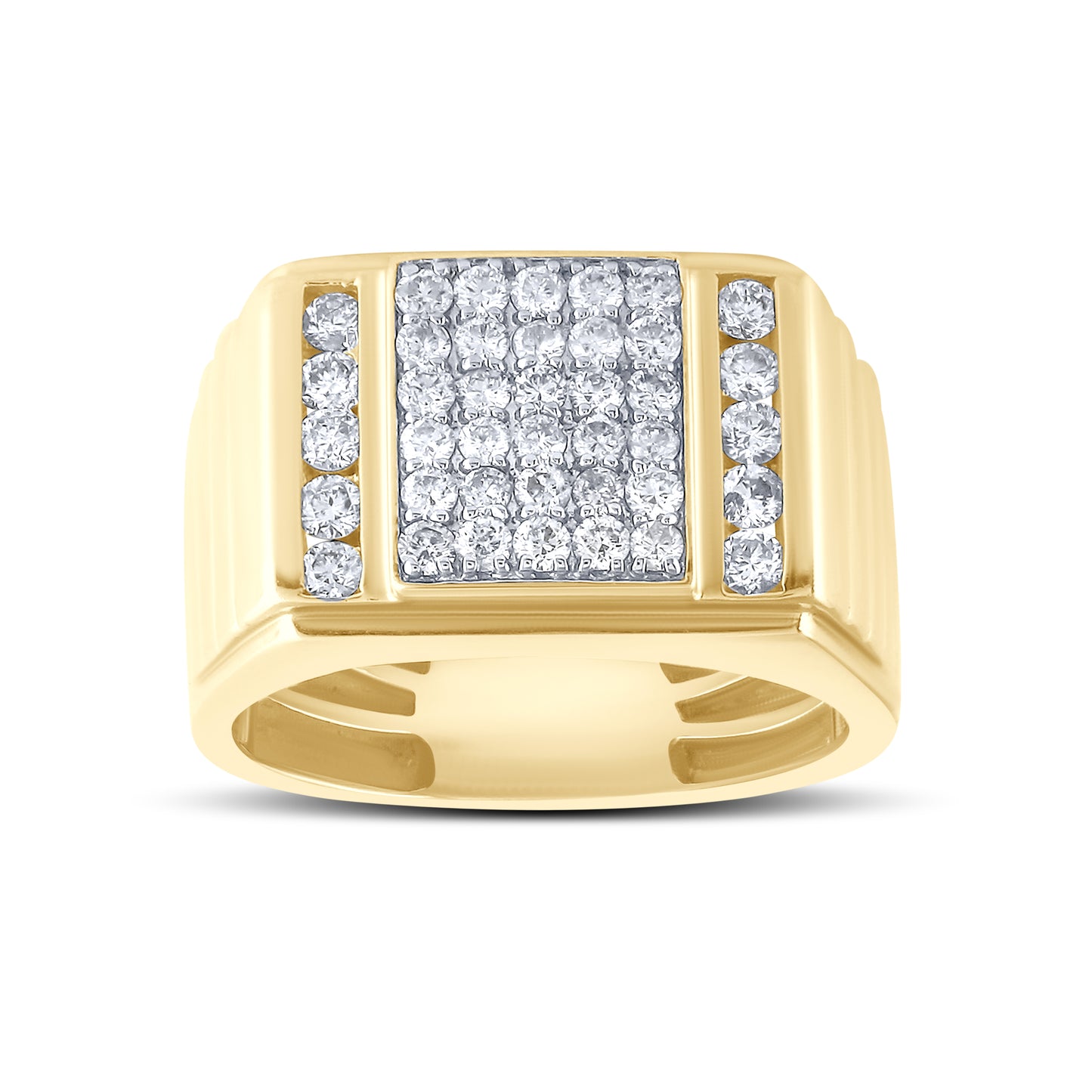 14kt Yellow Gold 1 CTW Men’s Diamond Ring