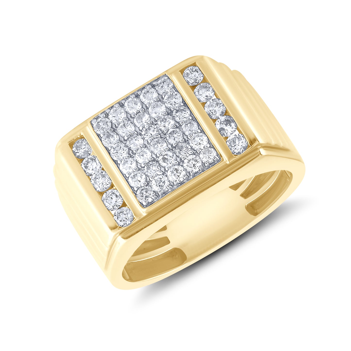 14kt Yellow Gold 1 CTW Men’s Diamond Ring