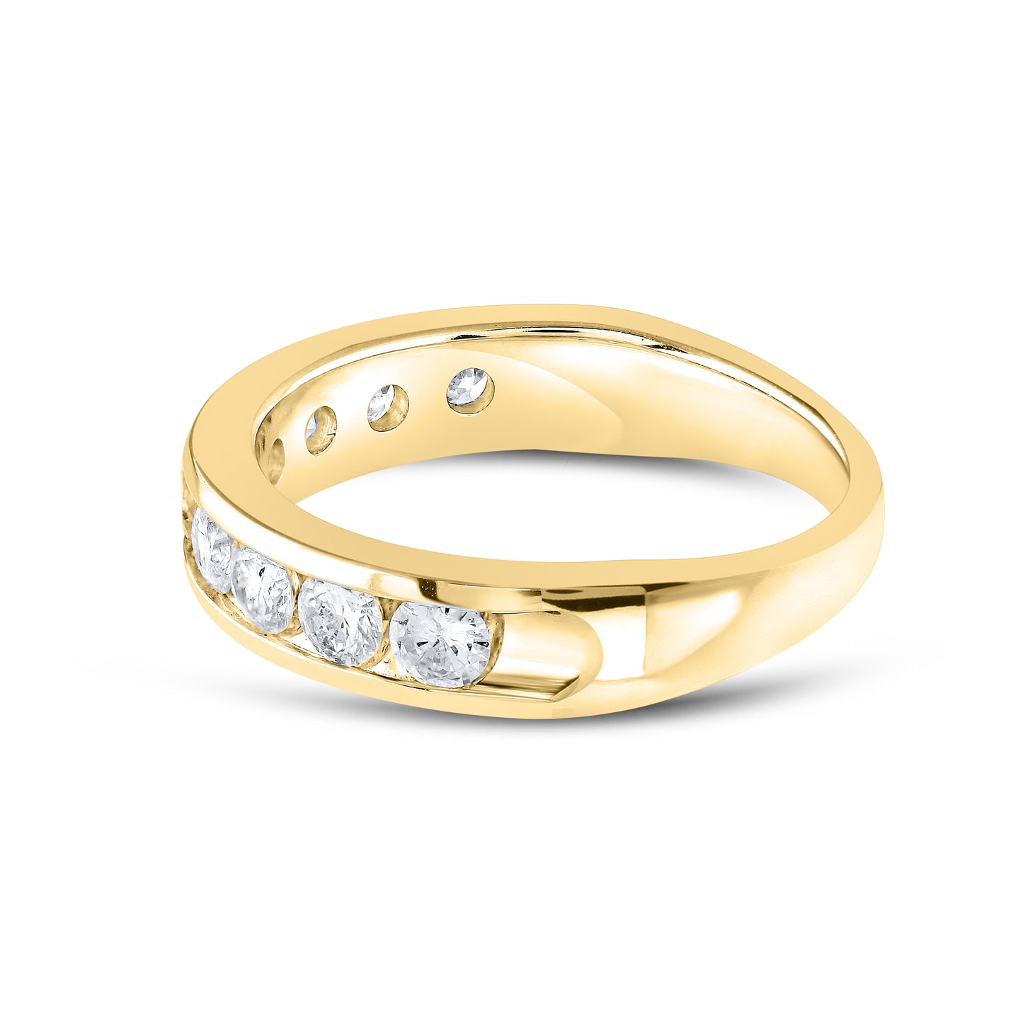 14kt Yellow Gold 1 CTW Natural Diamond Band