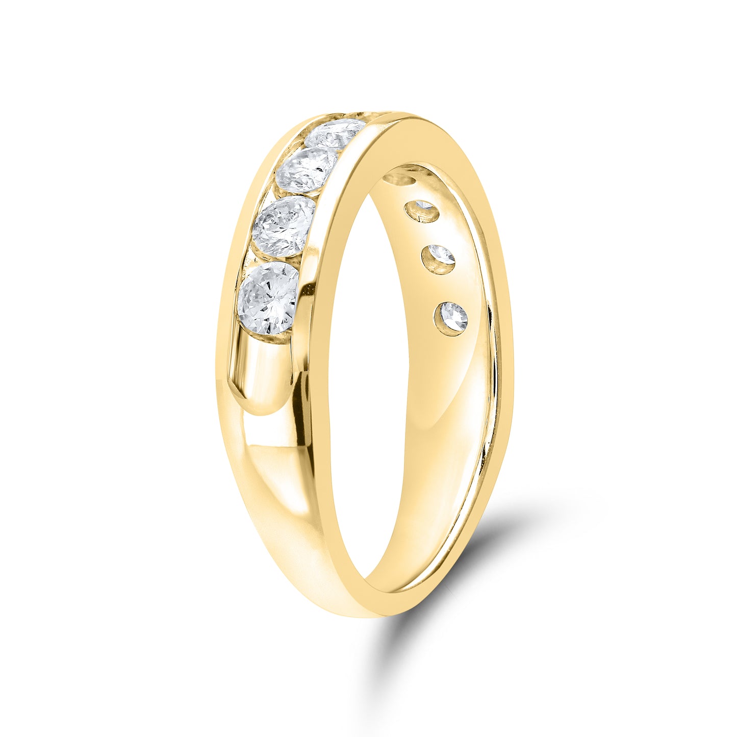 14kt Yellow Gold 1 CTW Natural Diamond Band