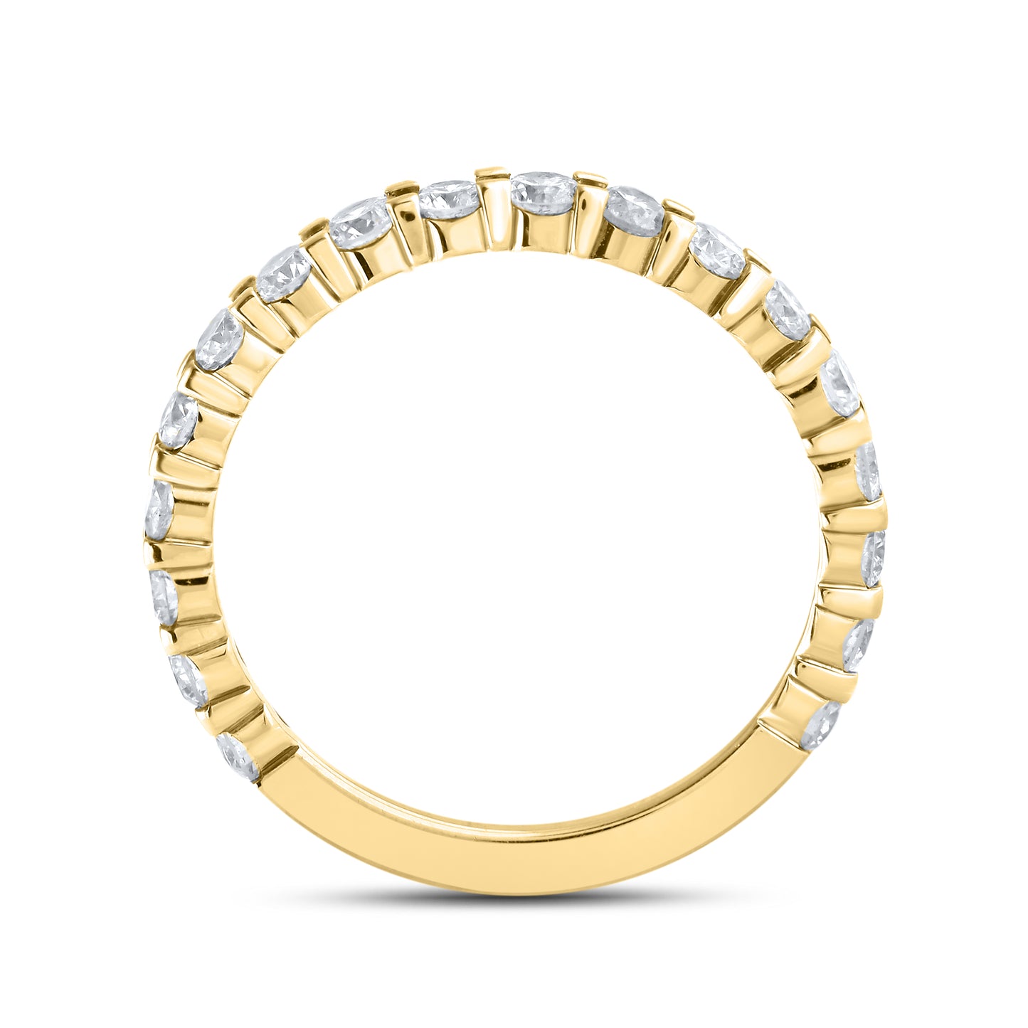 14kt Yellow Gold 1 CTW Natural Diamond Band