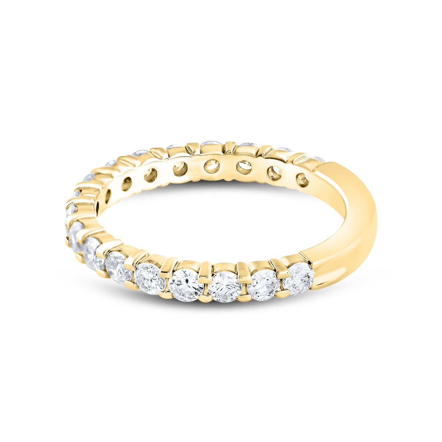14kt Yellow Gold 1 CTW Natural Diamond Band