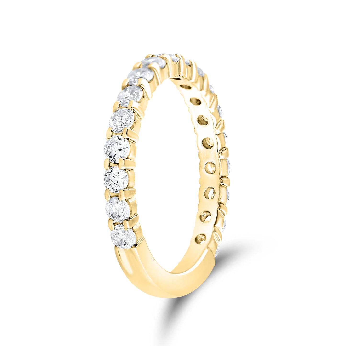 14kt Yellow Gold 1 CTW Natural Diamond Band