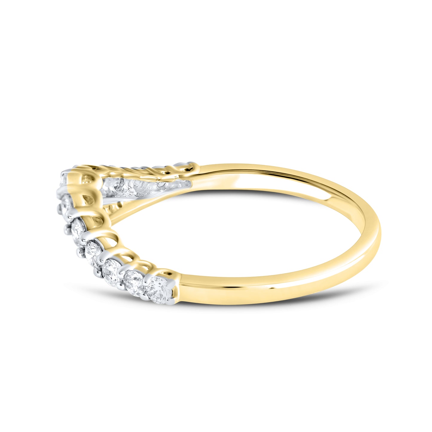 14kt Yellow Gold 0.50 CTW Natural Diamond Band