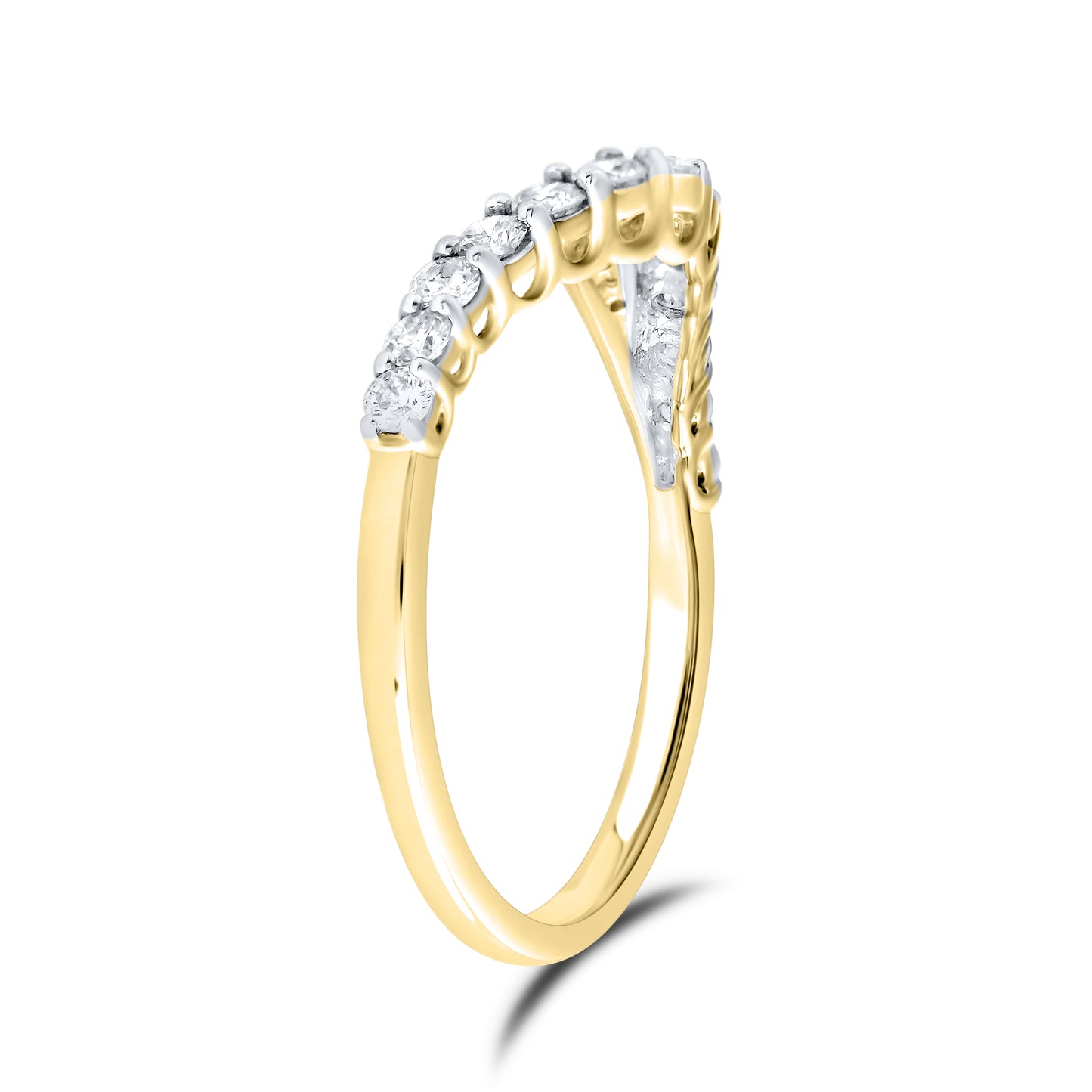 14kt Yellow Gold 0.50 CTW Natural Diamond Band