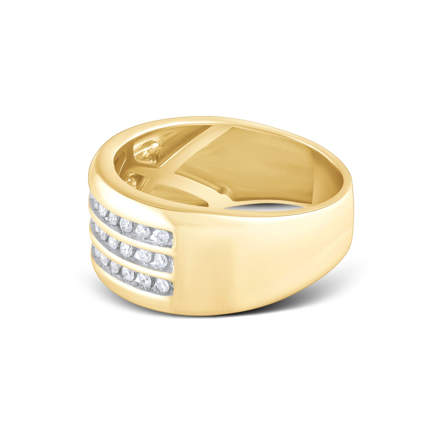 10kt Yellow Gold 0.53 CTW Men’s Diamond Ring