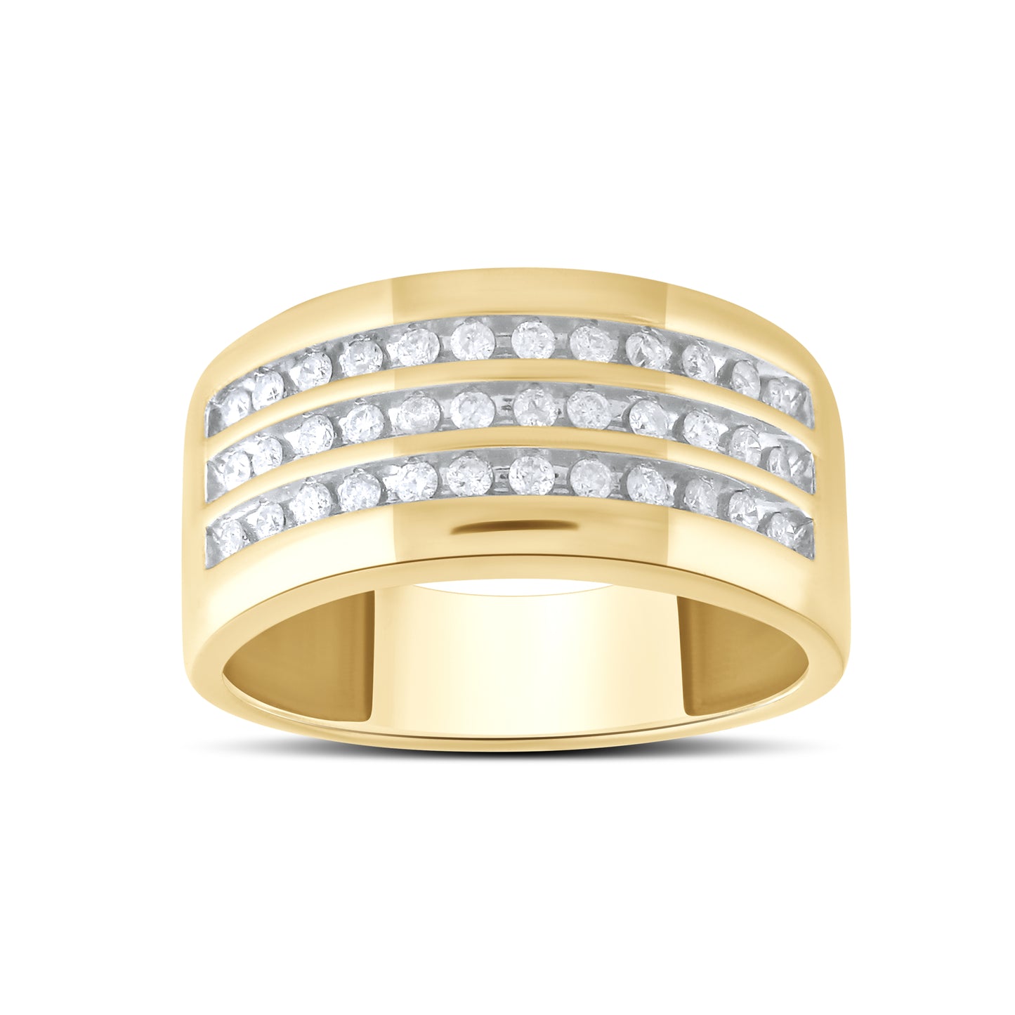 10kt Yellow Gold 0.53 CTW Men’s Diamond Ring