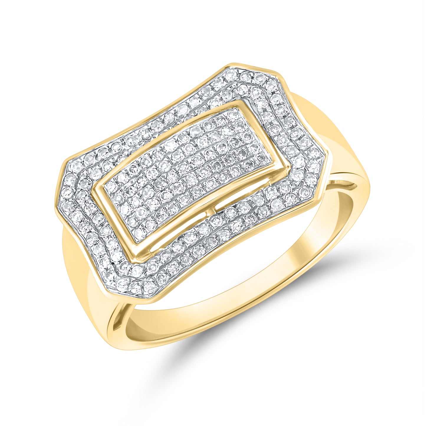 10kt Yellow Gold 0.50 CTW Men’s Diamond Ring