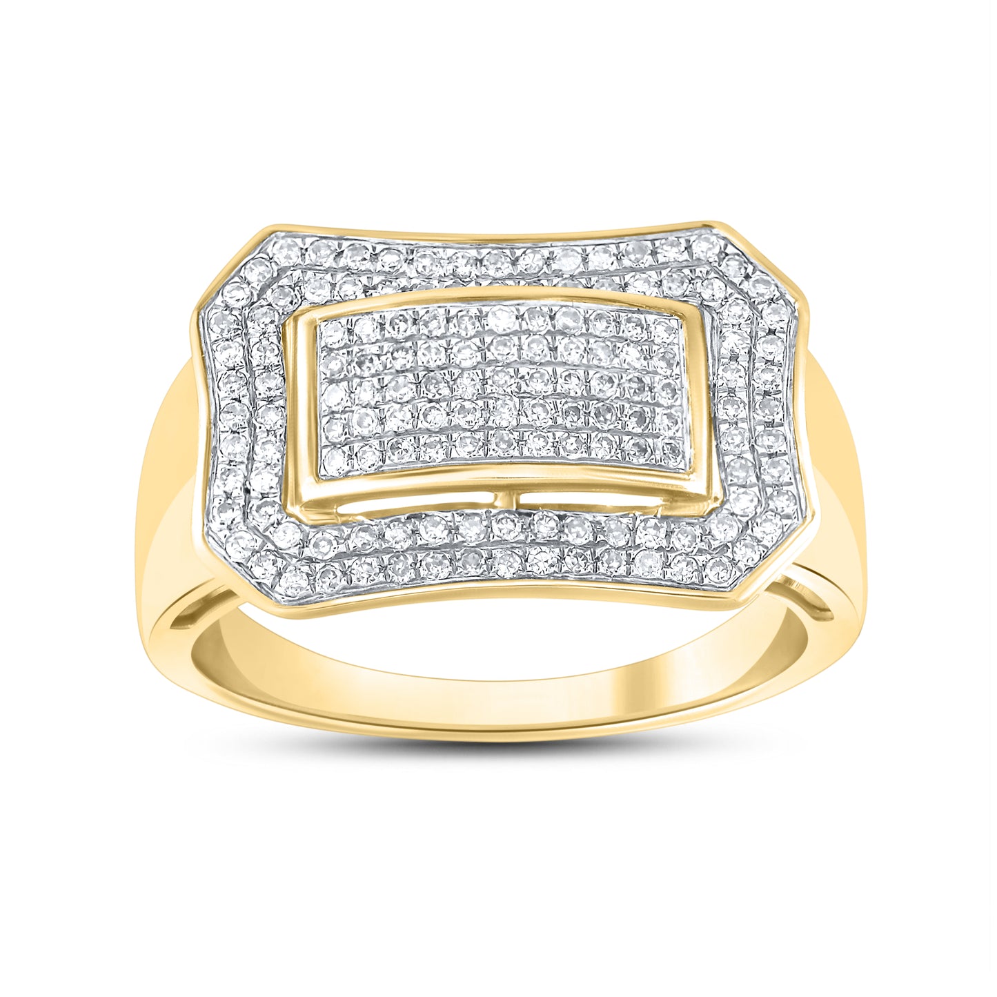 10kt Yellow Gold 0.50 CTW Men’s Diamond Ring