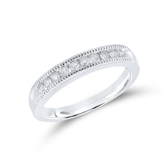 14k white gold 0.25ctw Diamond Band
