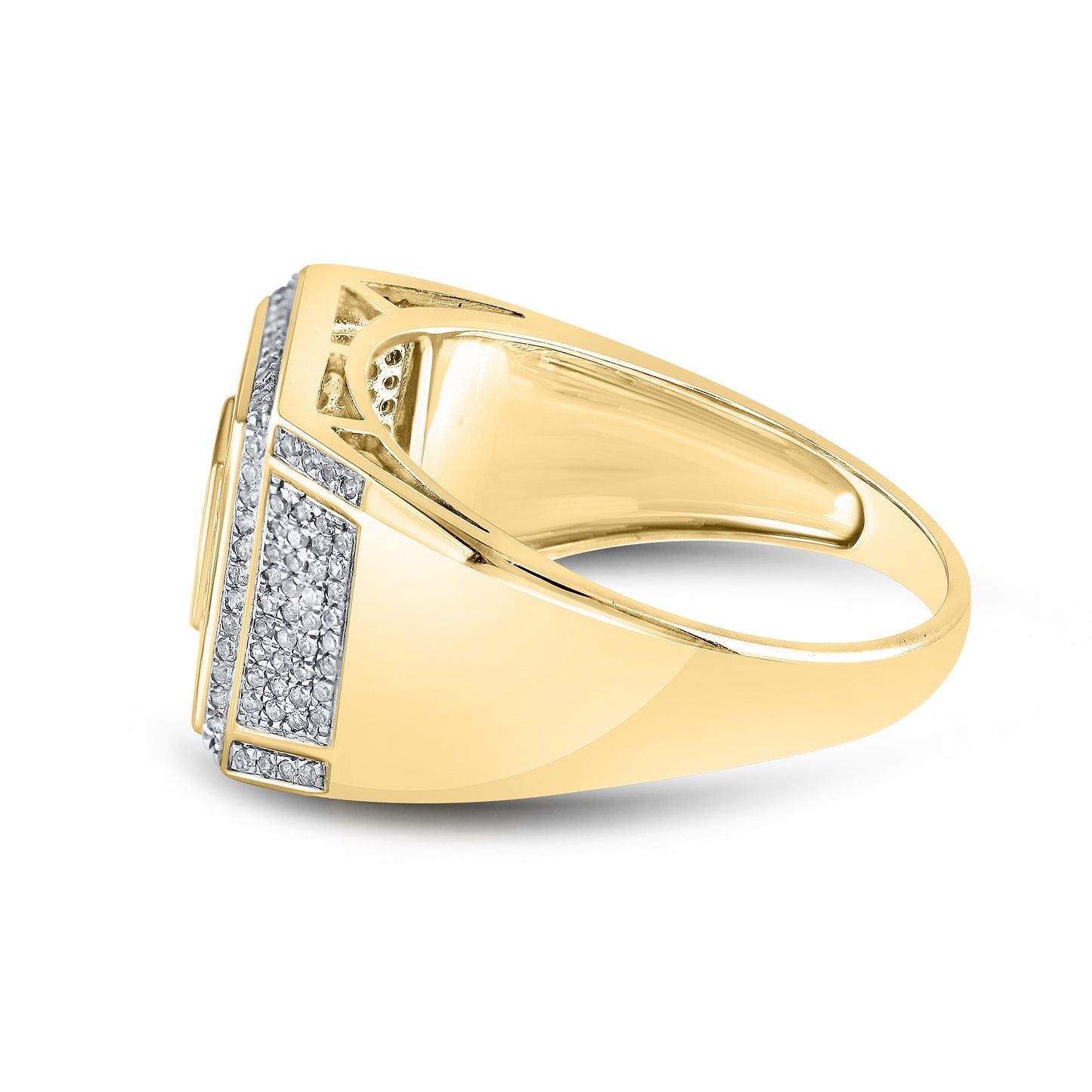 10kt Yellow Gold 0.60 CTW Men’s Diamond Ring