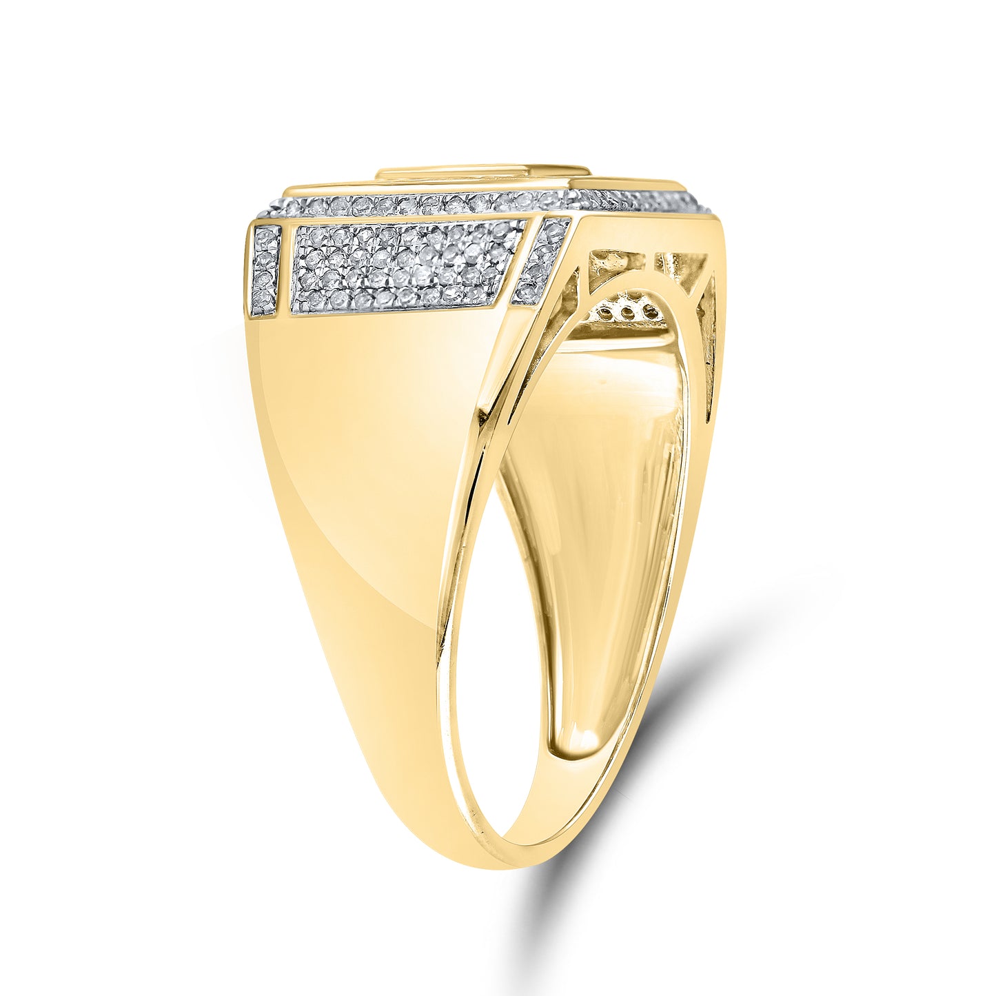 10kt Yellow Gold 0.60 CTW Men’s Diamond Ring
