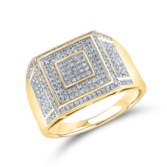 10kt Yellow Gold 0.60 CTW Men’s Diamond Ring