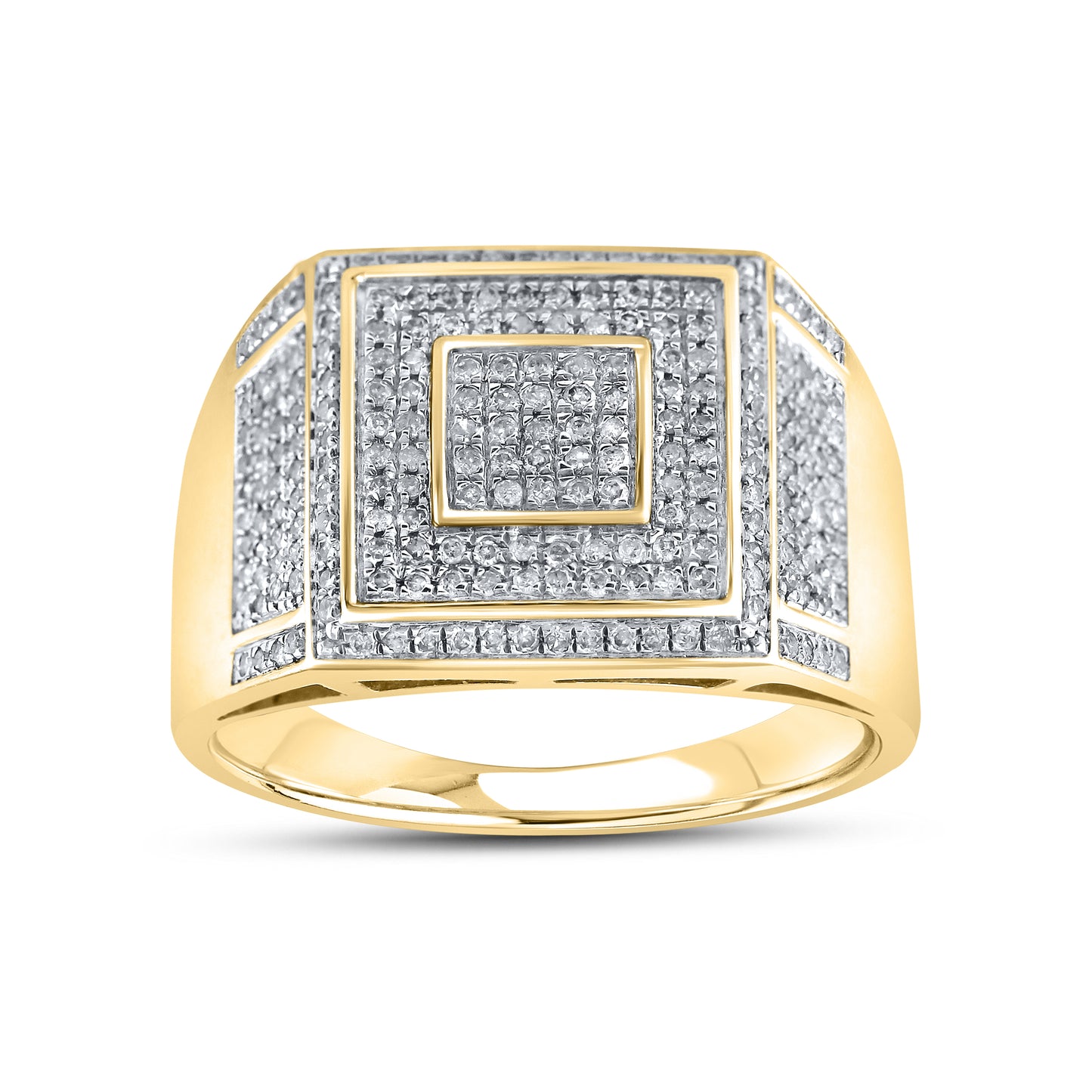 10kt Yellow Gold 0.60 CTW Men’s Diamond Ring