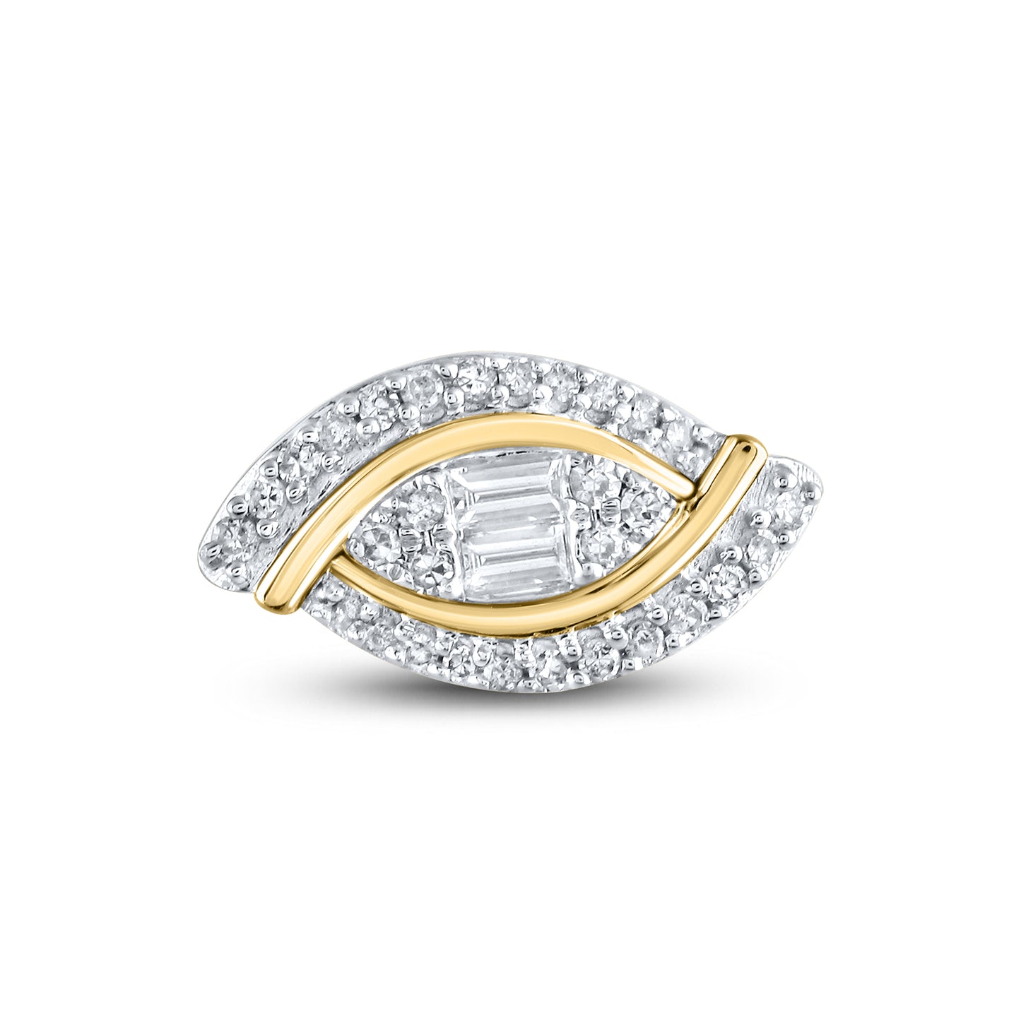 14kt Yellow Gold 0.34 CTW Diamond Earrings